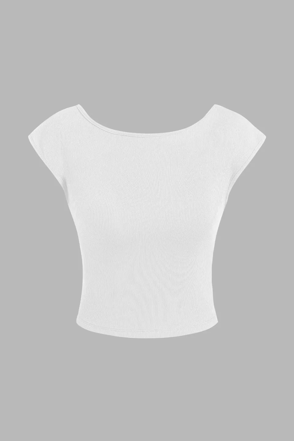 Open Back Crop Top
