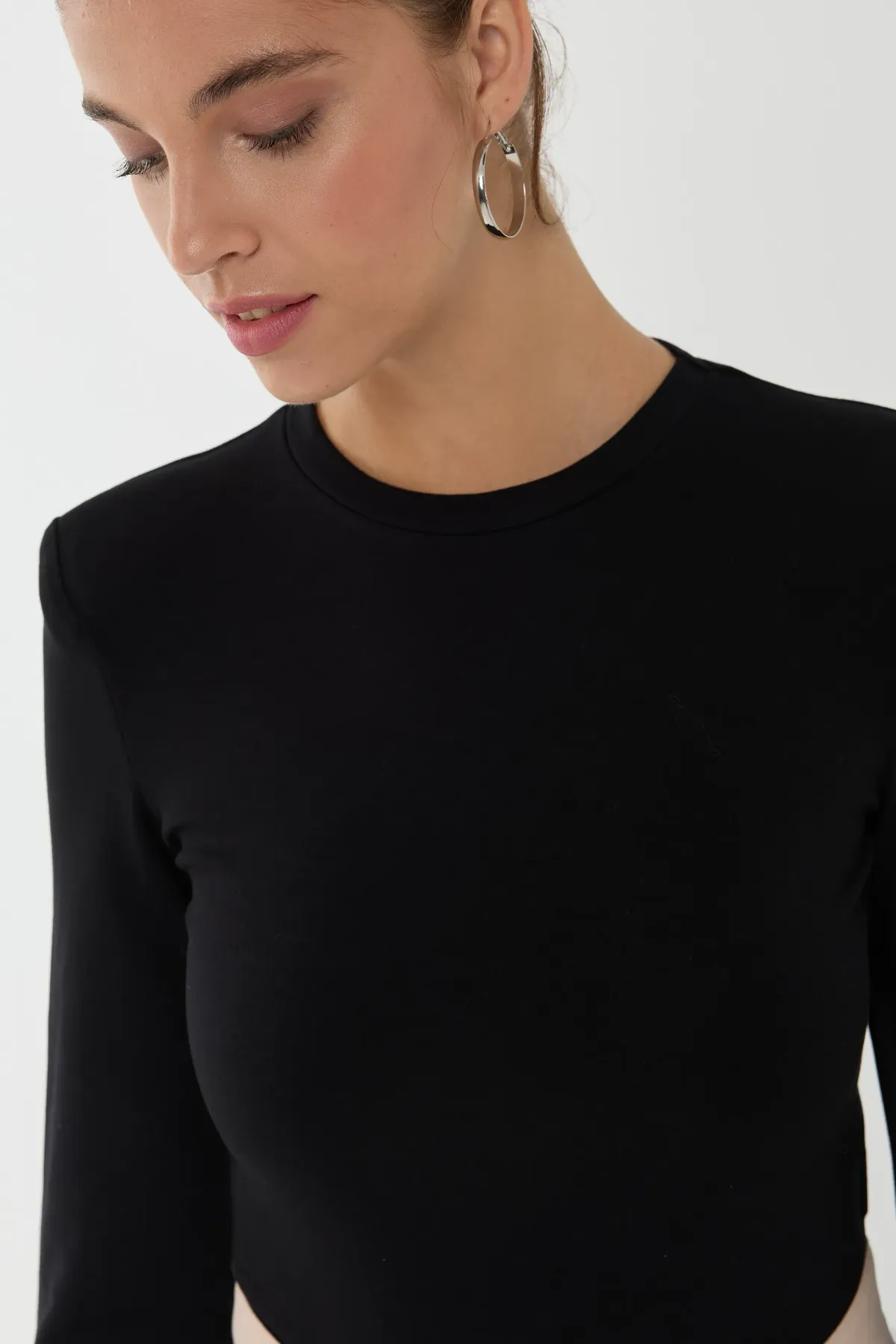 Solid Long Sleeve Bodysuit 5