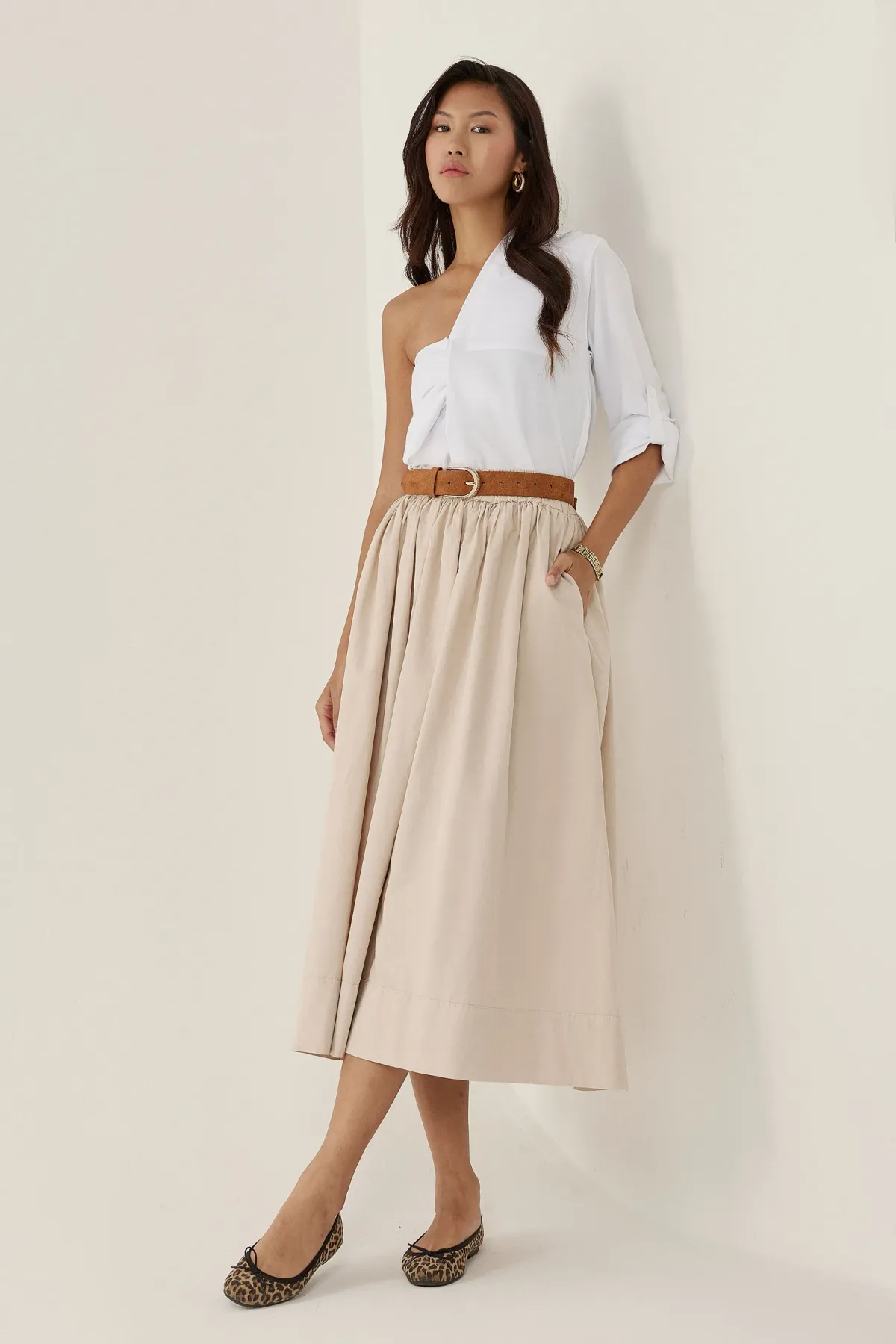 Flounced Maxi Skirt 2