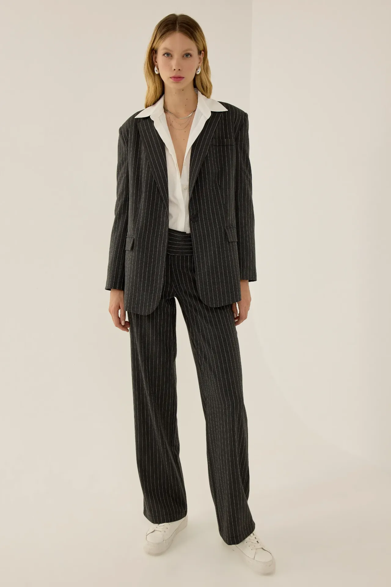 Reece Pin Stripe Blazer