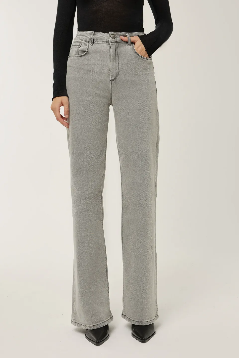 High Waist Wide Leg Jeans