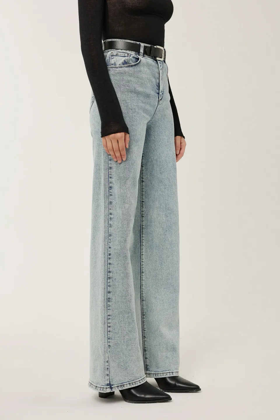 High Waist Wide Leg Jeans
