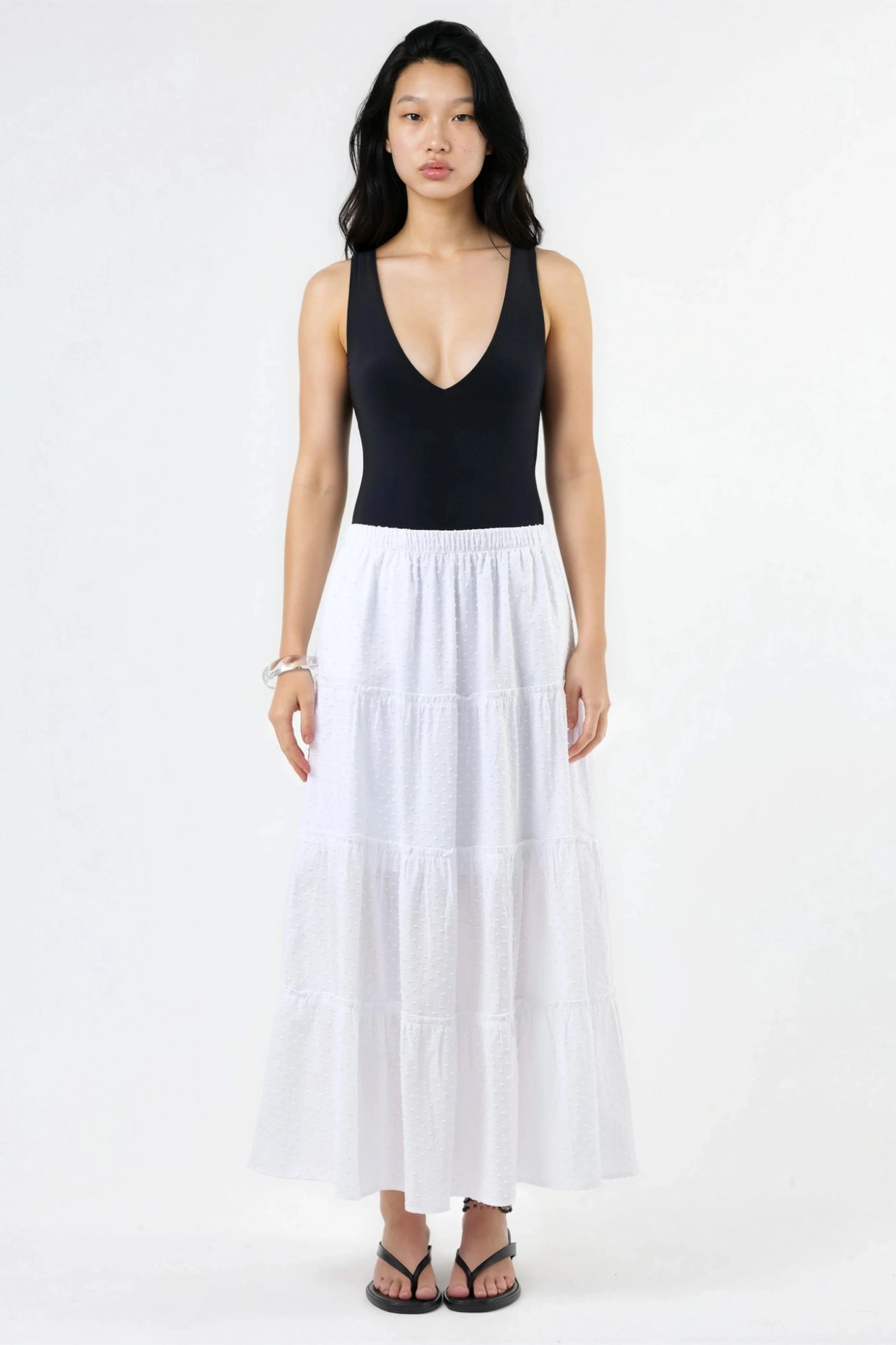 BUSEM Textured Maxi Skirt 6