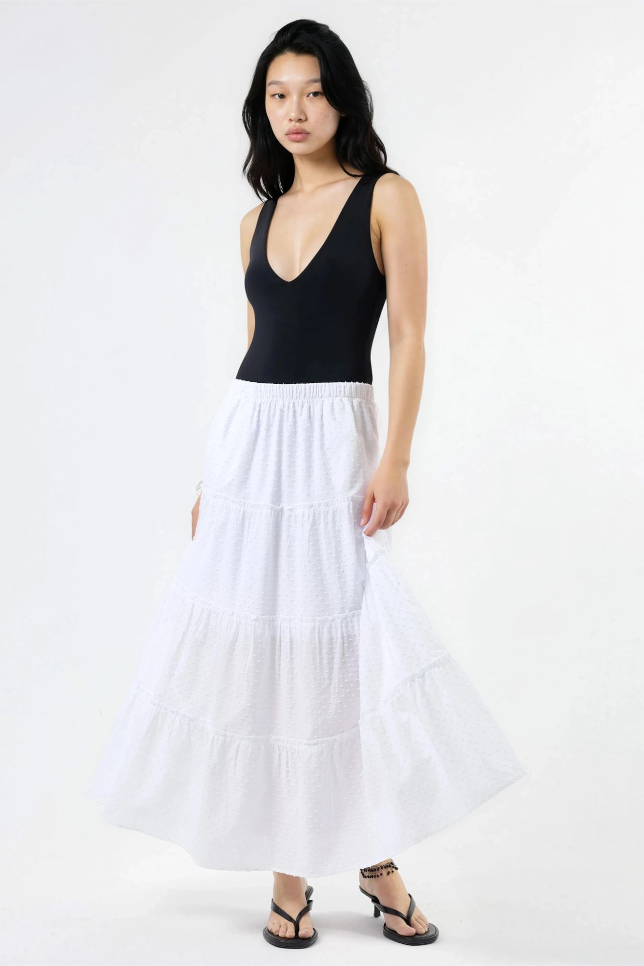 BUSEM Textured Maxi Skirt 4