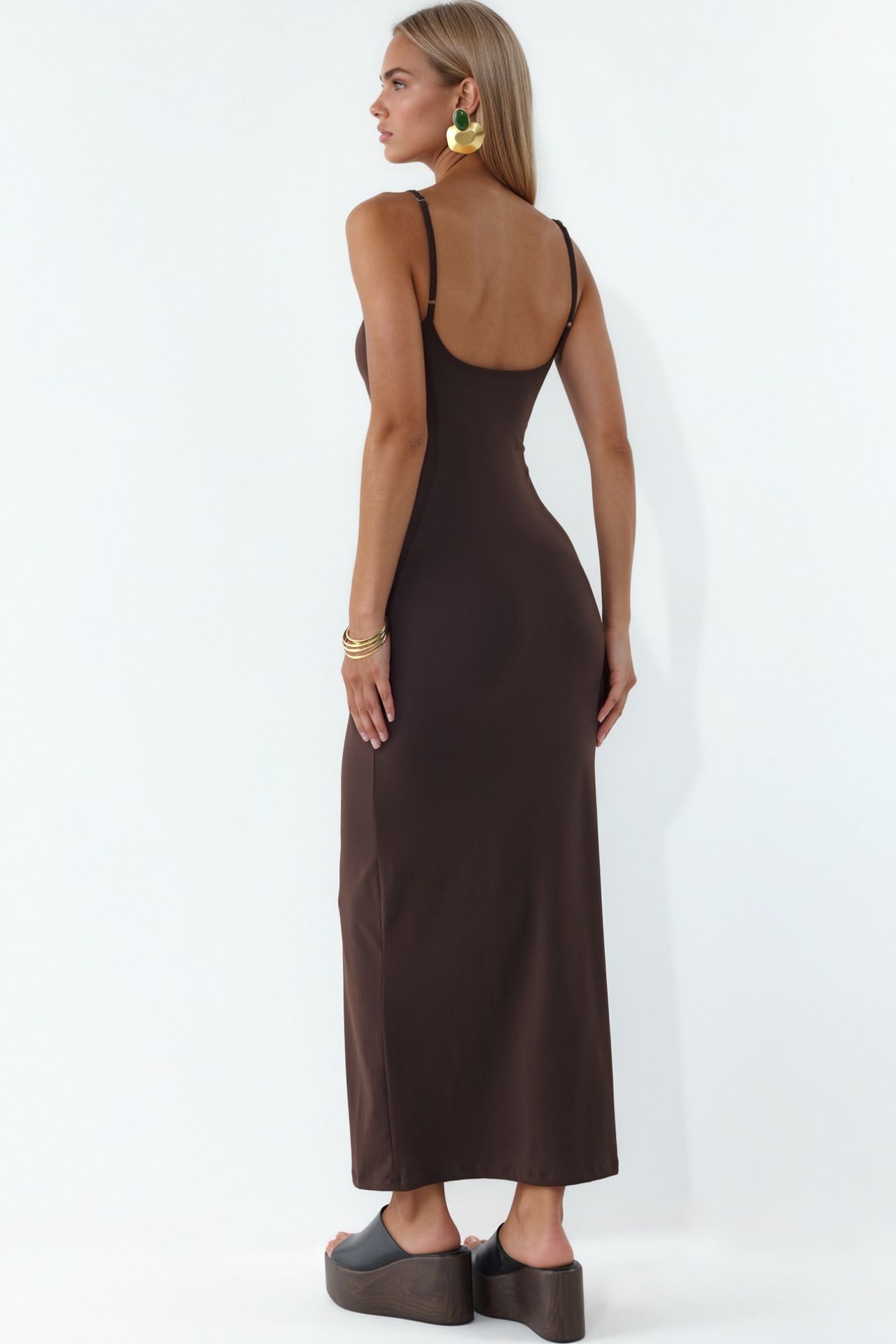 BUSEM Sleeveless midi slip dress 3