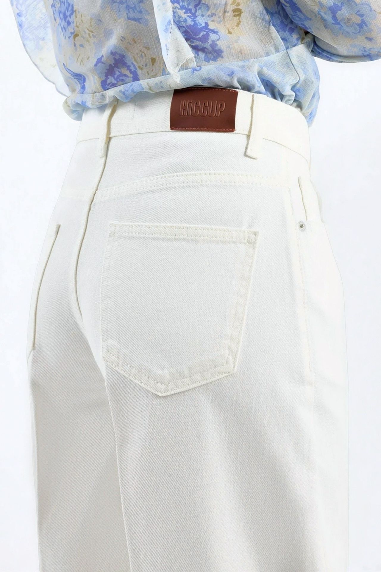Wide Leg Raw Denim Jeans 3