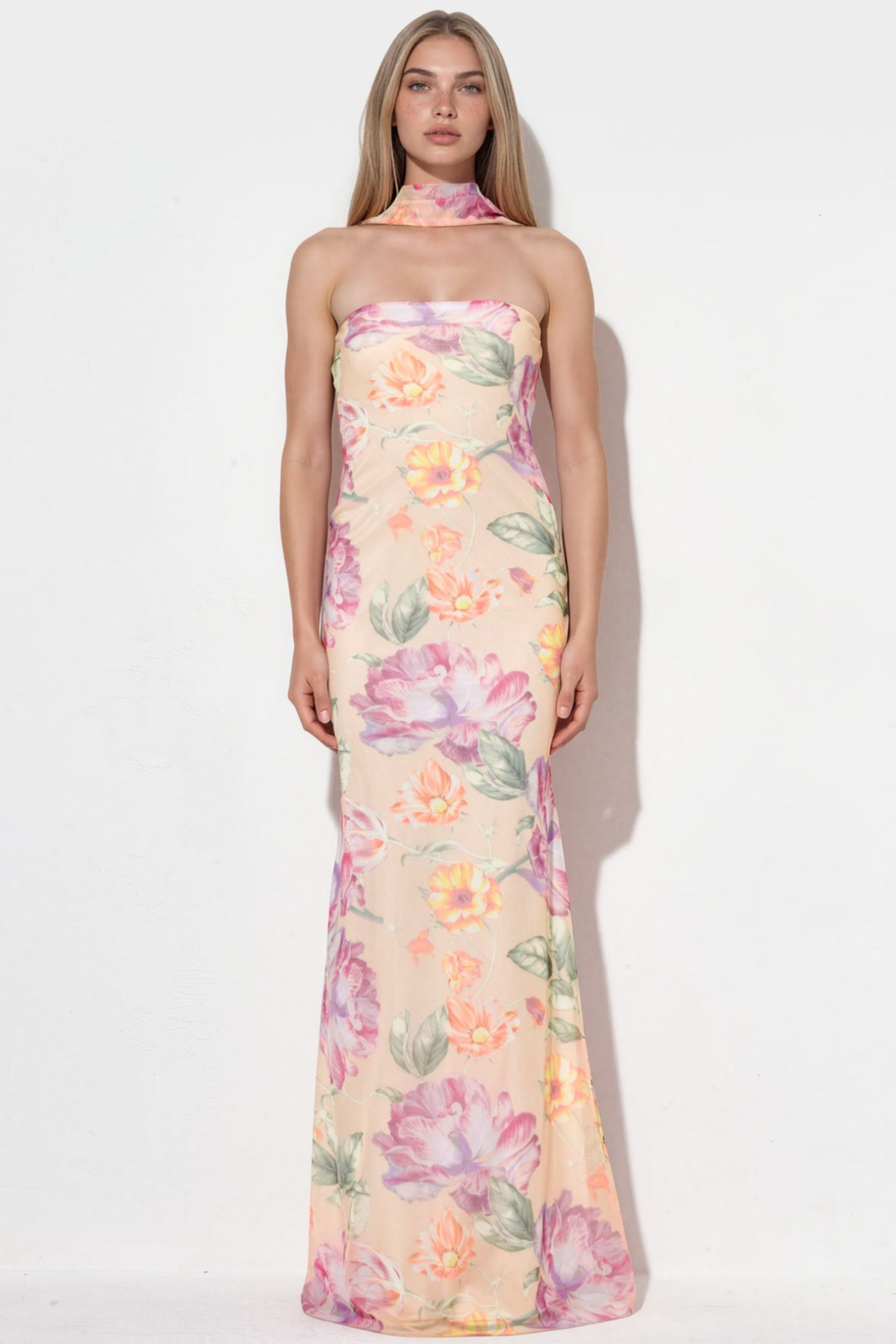 strapless bodycon maxi dress HiCCUP Prom dresses Size:US16/UK20 memorialdaysale2026 Karlie Kloss in a Details Floor