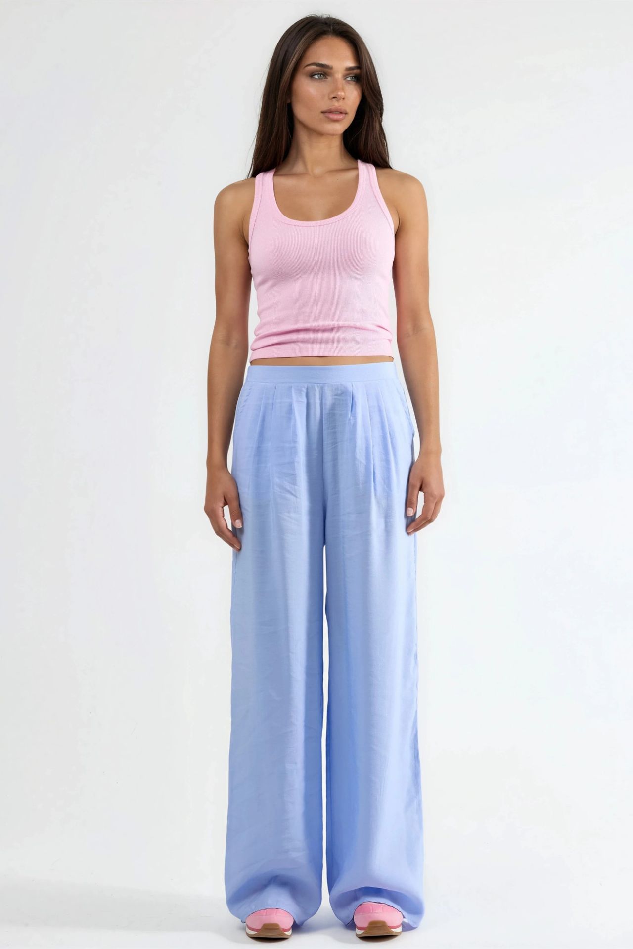 BUSEM Wide Leg Pleated Trousers 6