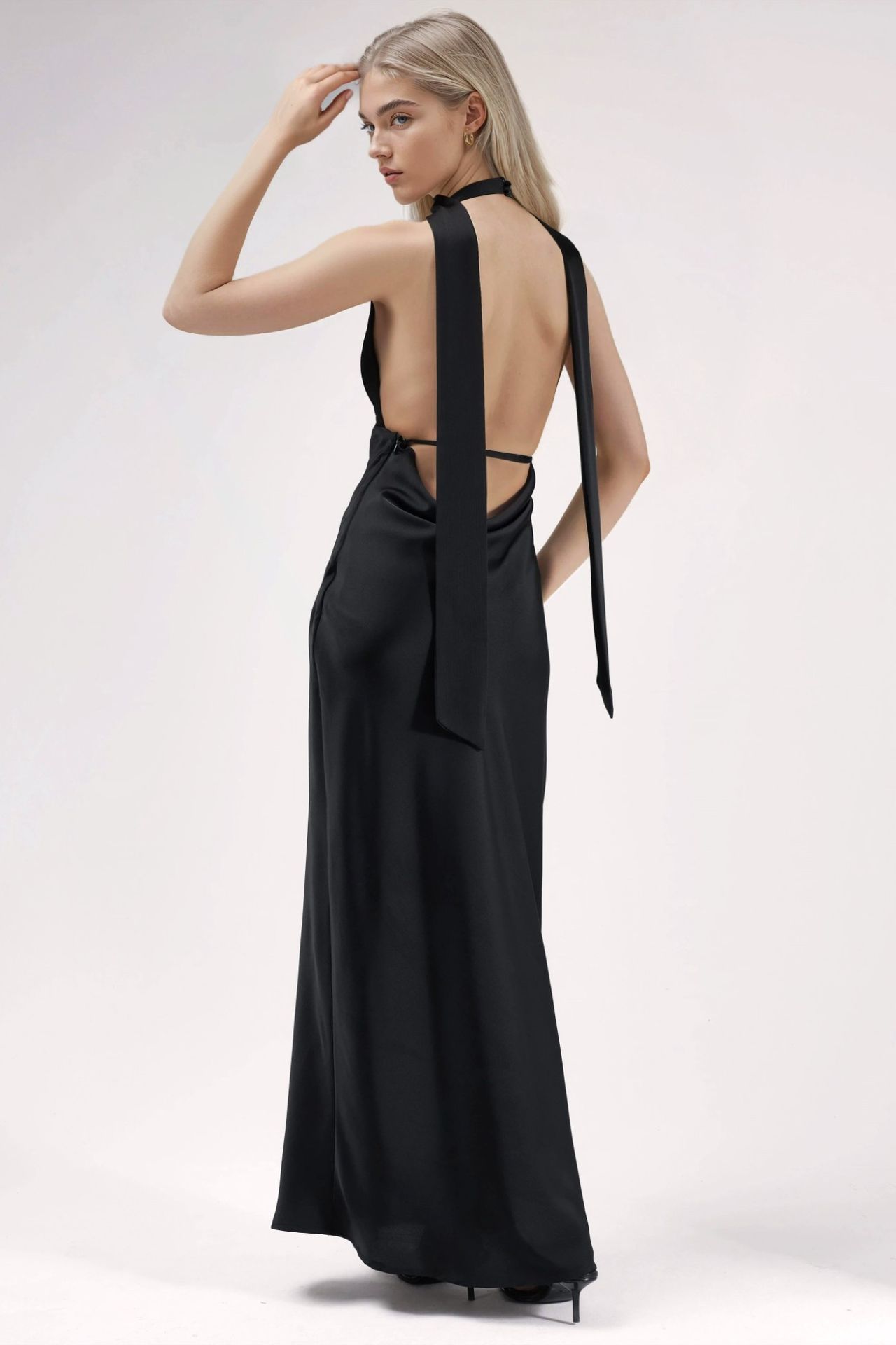 V-Neck Bodycon Maxi Dress 2