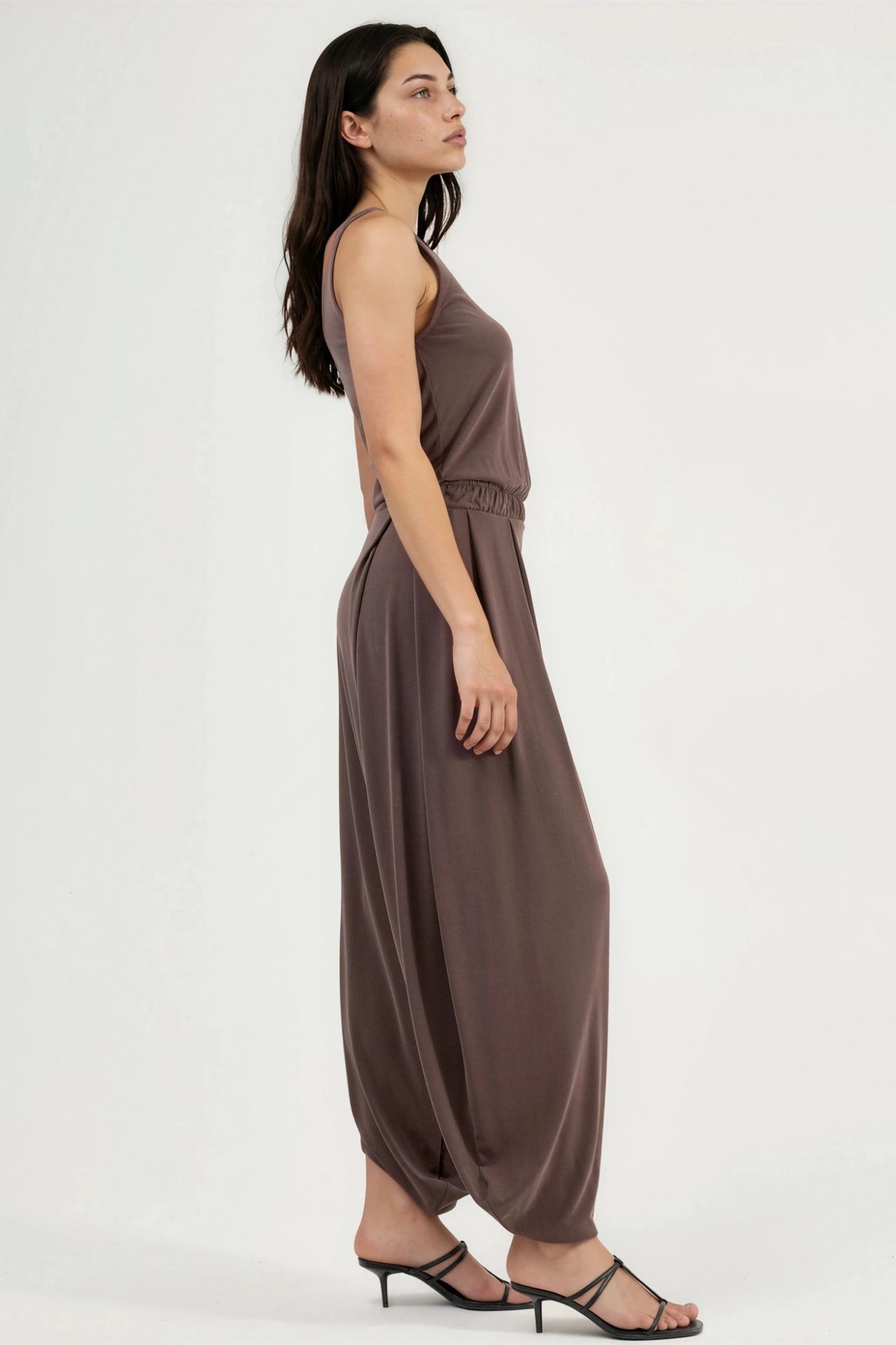 BUSEM Pleated Modal Jumpsuit