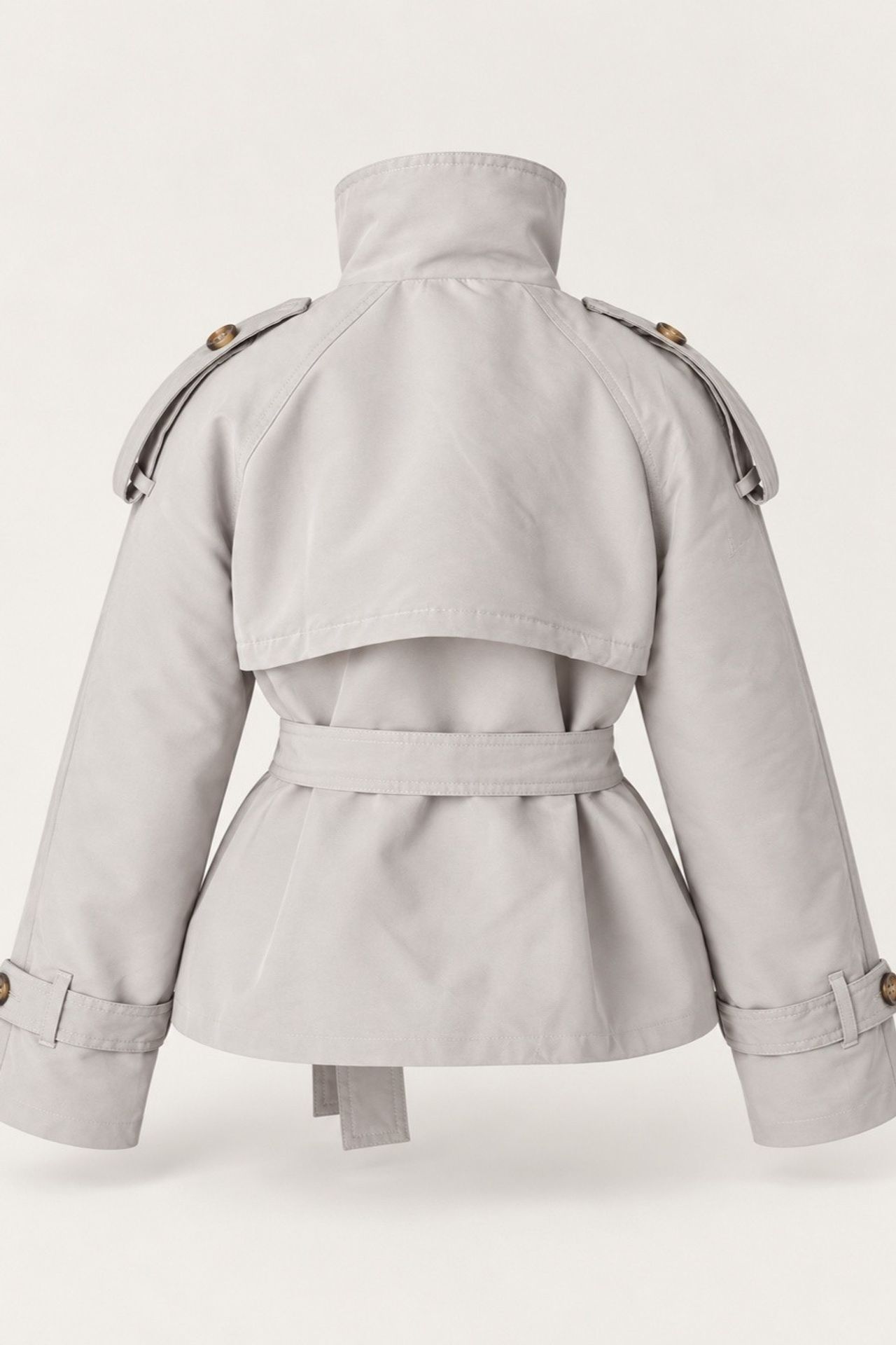 Stand Collar Trench Jacket 6