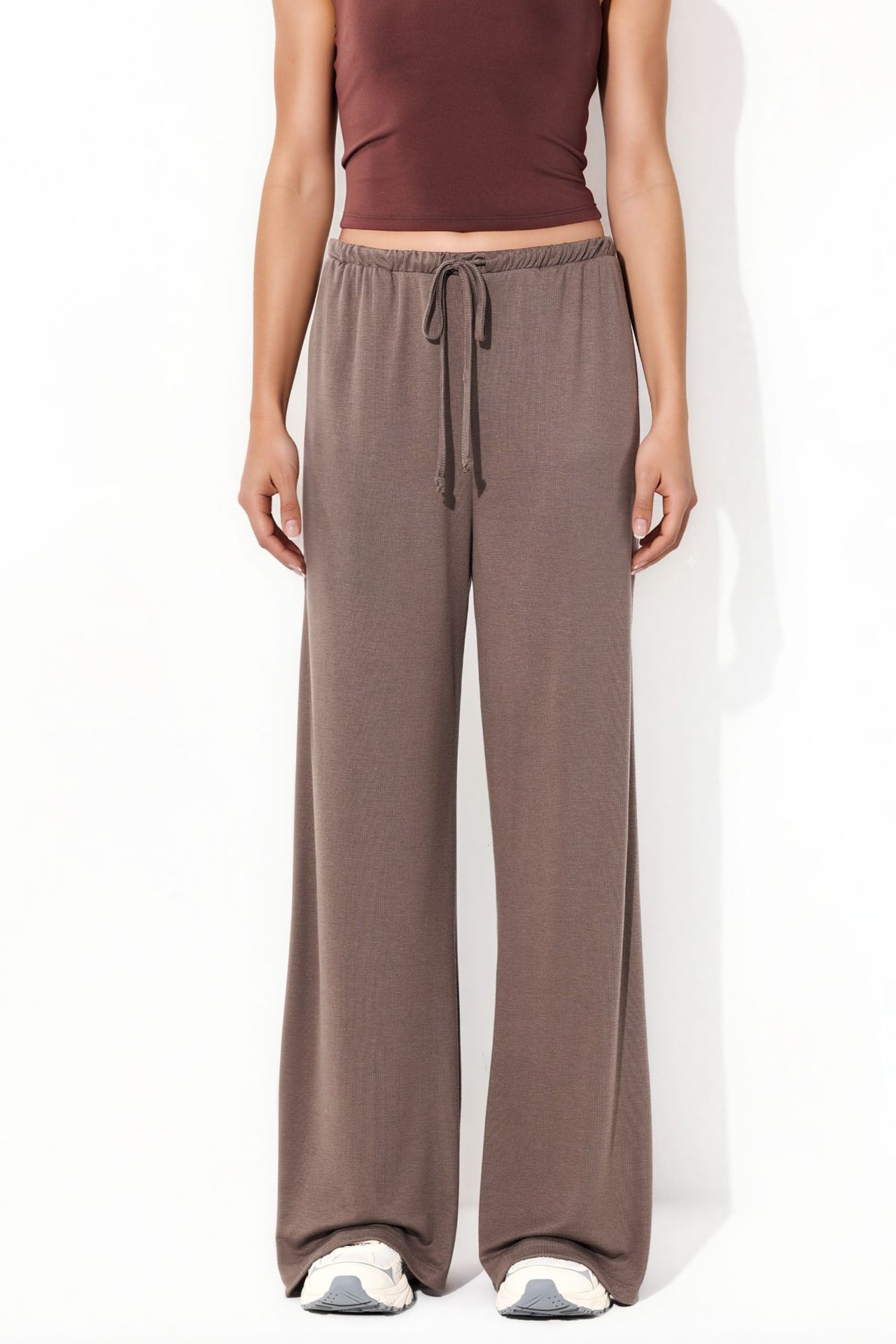 BUSEM Wide Leg Drawstring Trousers 1