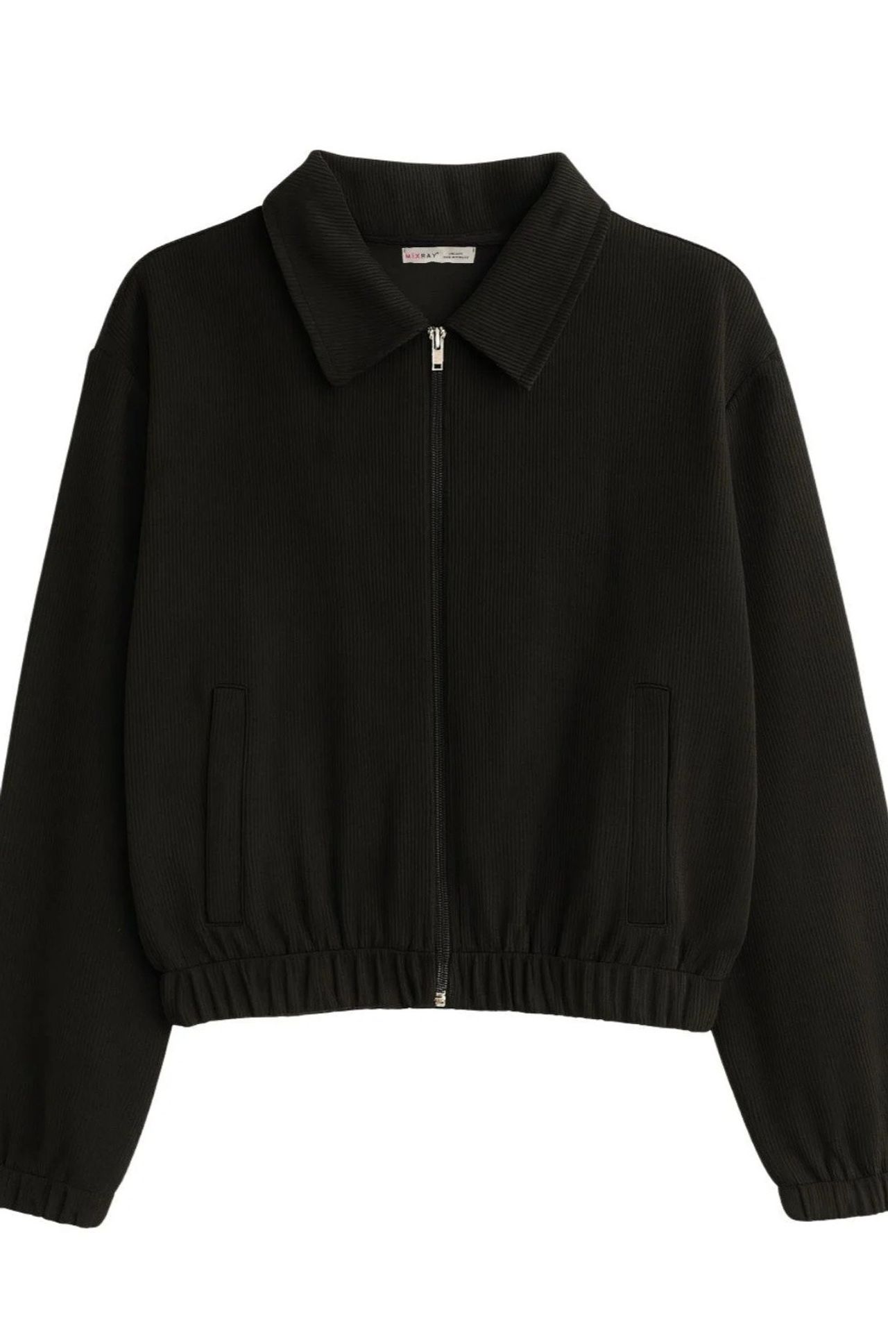 MIXRAY Relaxed Fit Zipper Jacket with Pockets 5