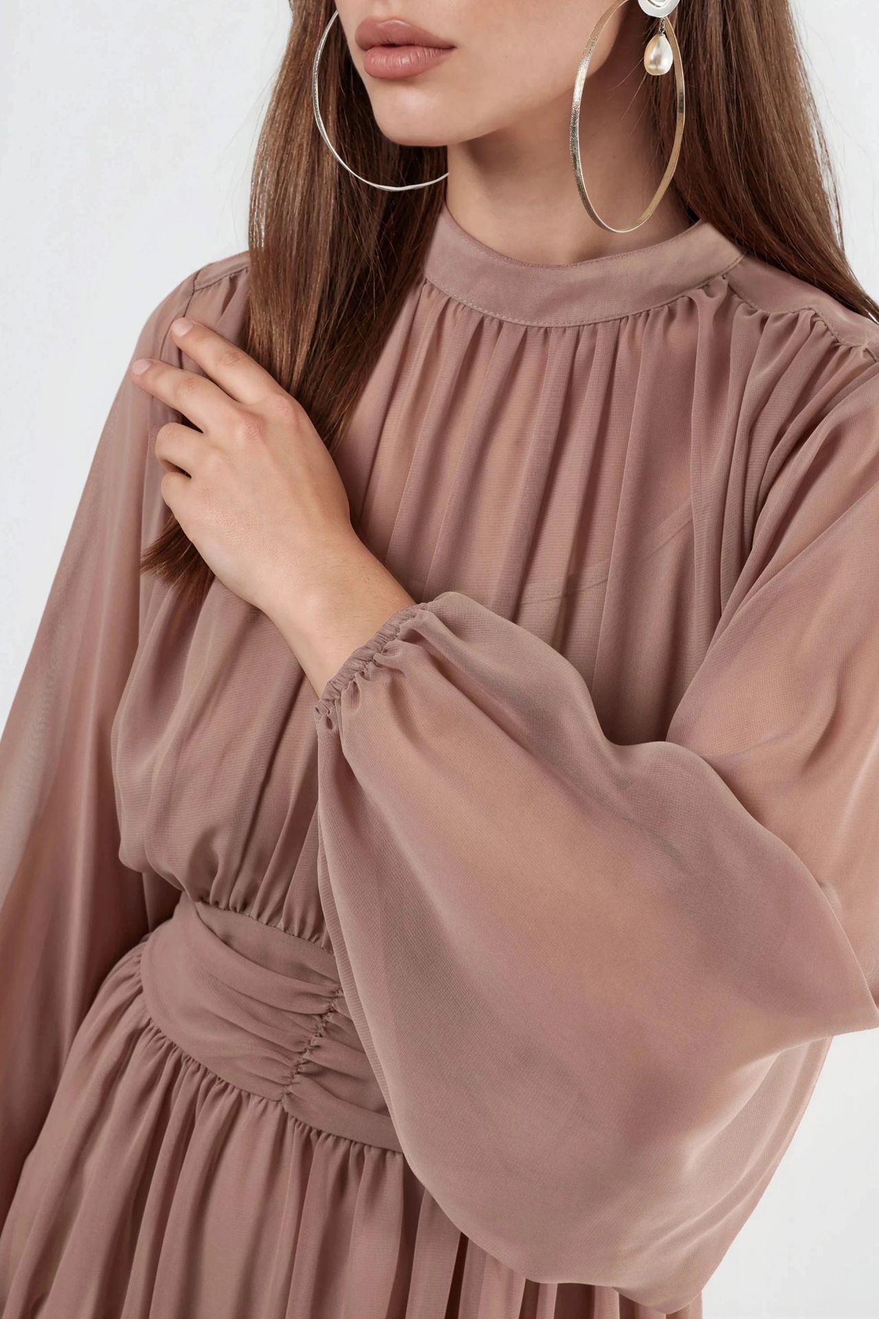 MSN Frilly Turtleneck Mini Dress 6