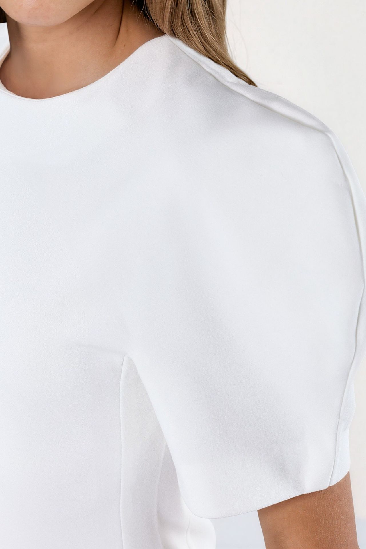 BUSEM Mini crepe dress with pocket and zipper 4