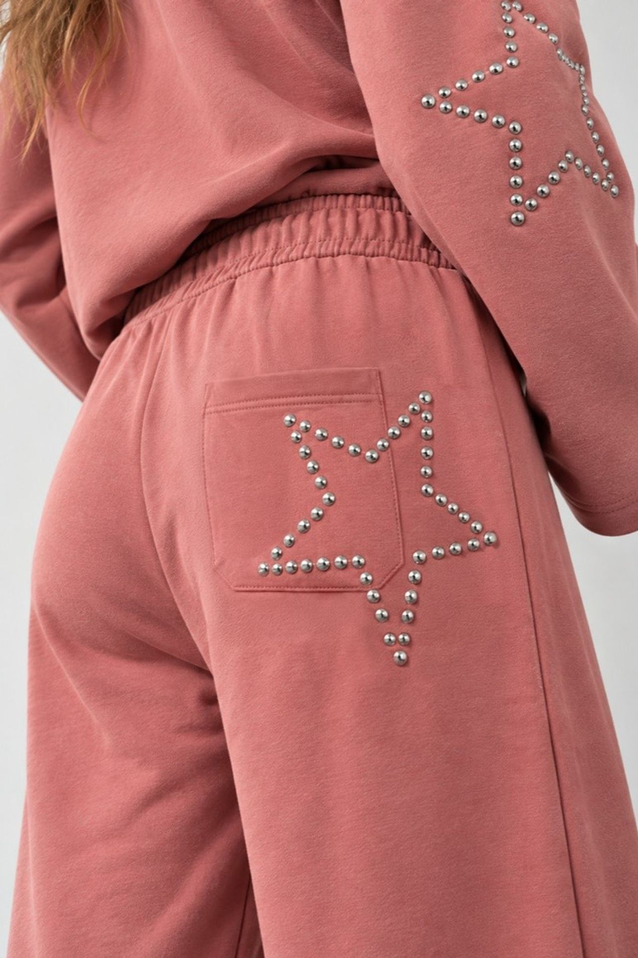 Wide Leg Pants with Star Detail 5