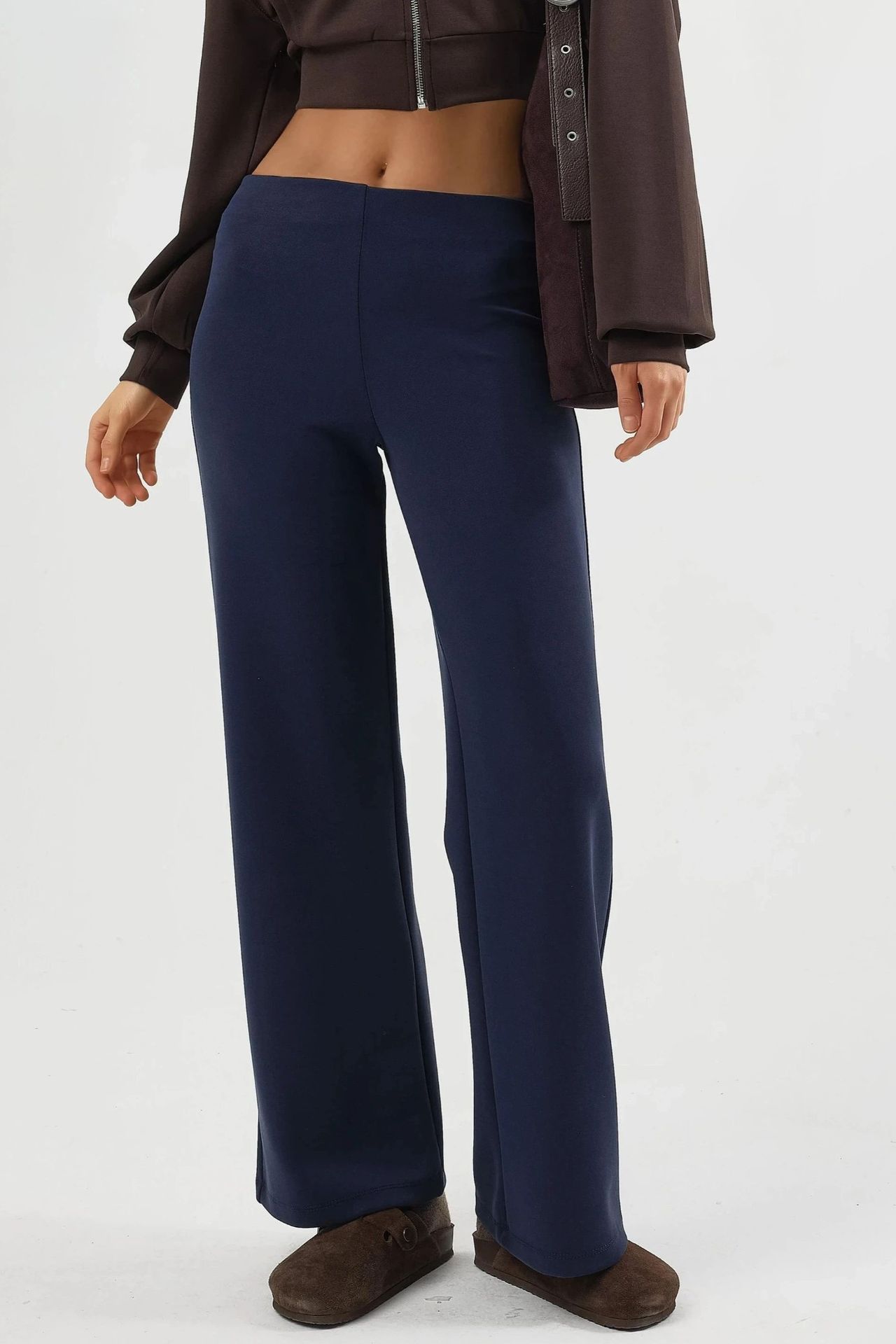BUSEM High Waist Straight Leg Pants 1