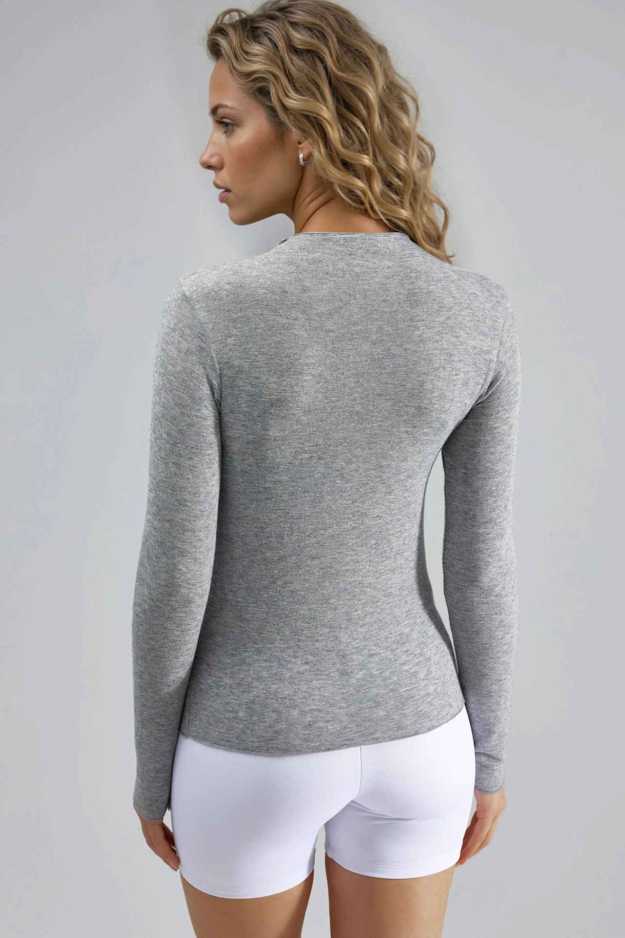 BUSEM Long Sleeve Slim Fit Blouse 3