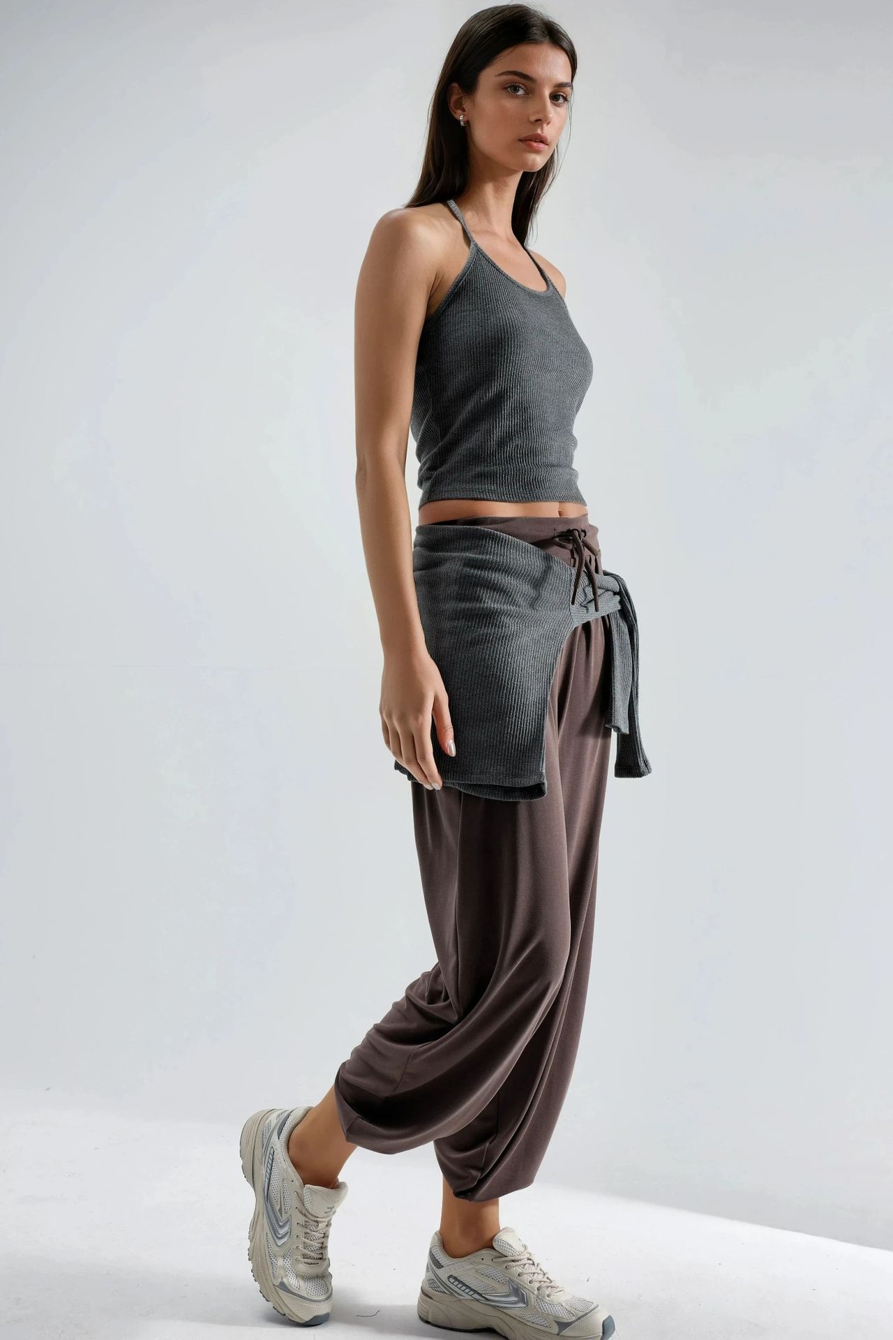 Mid Waist Jogger Pants Busem Collection 5