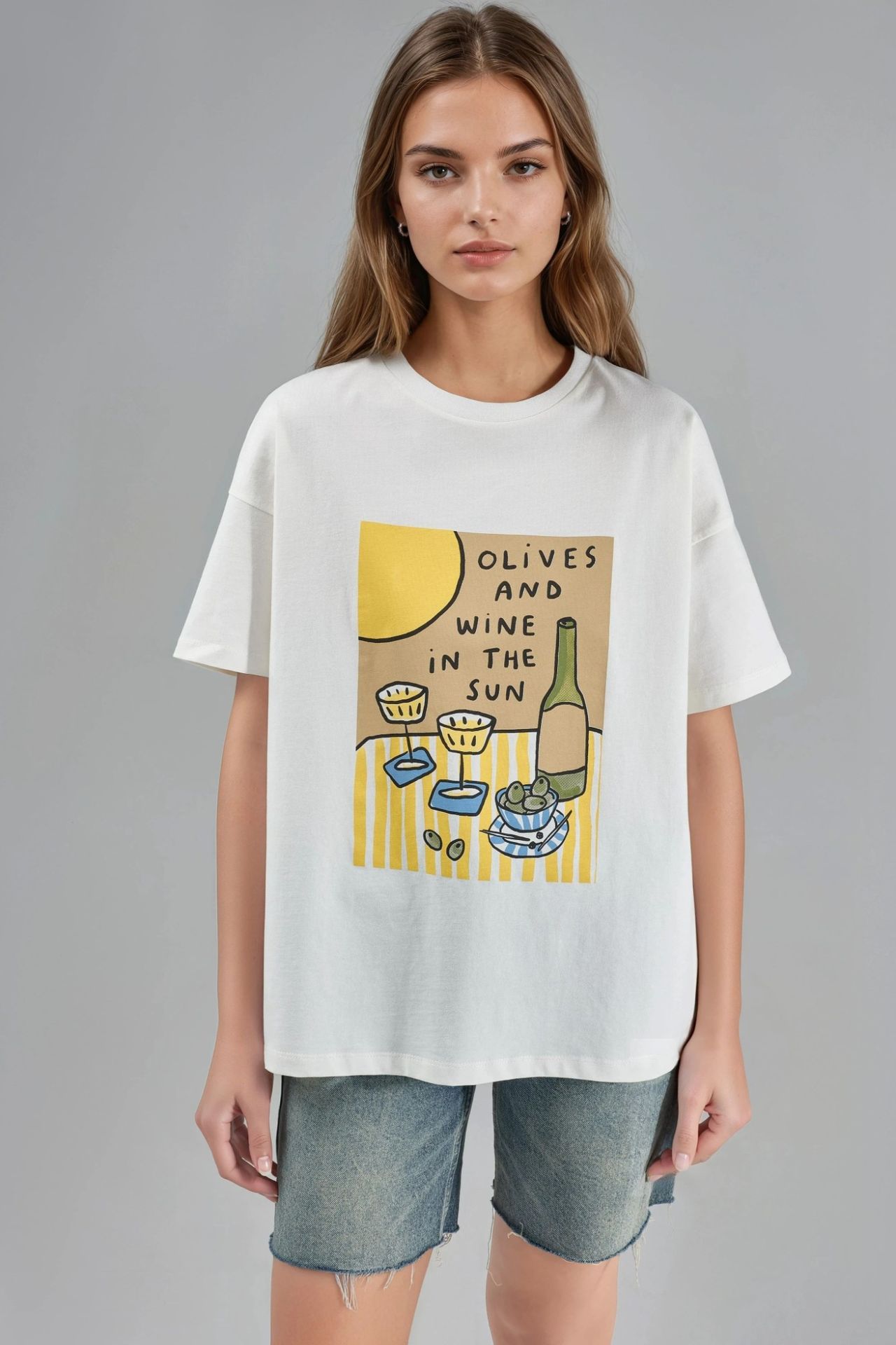 Printed Oversized T-Shirt 8