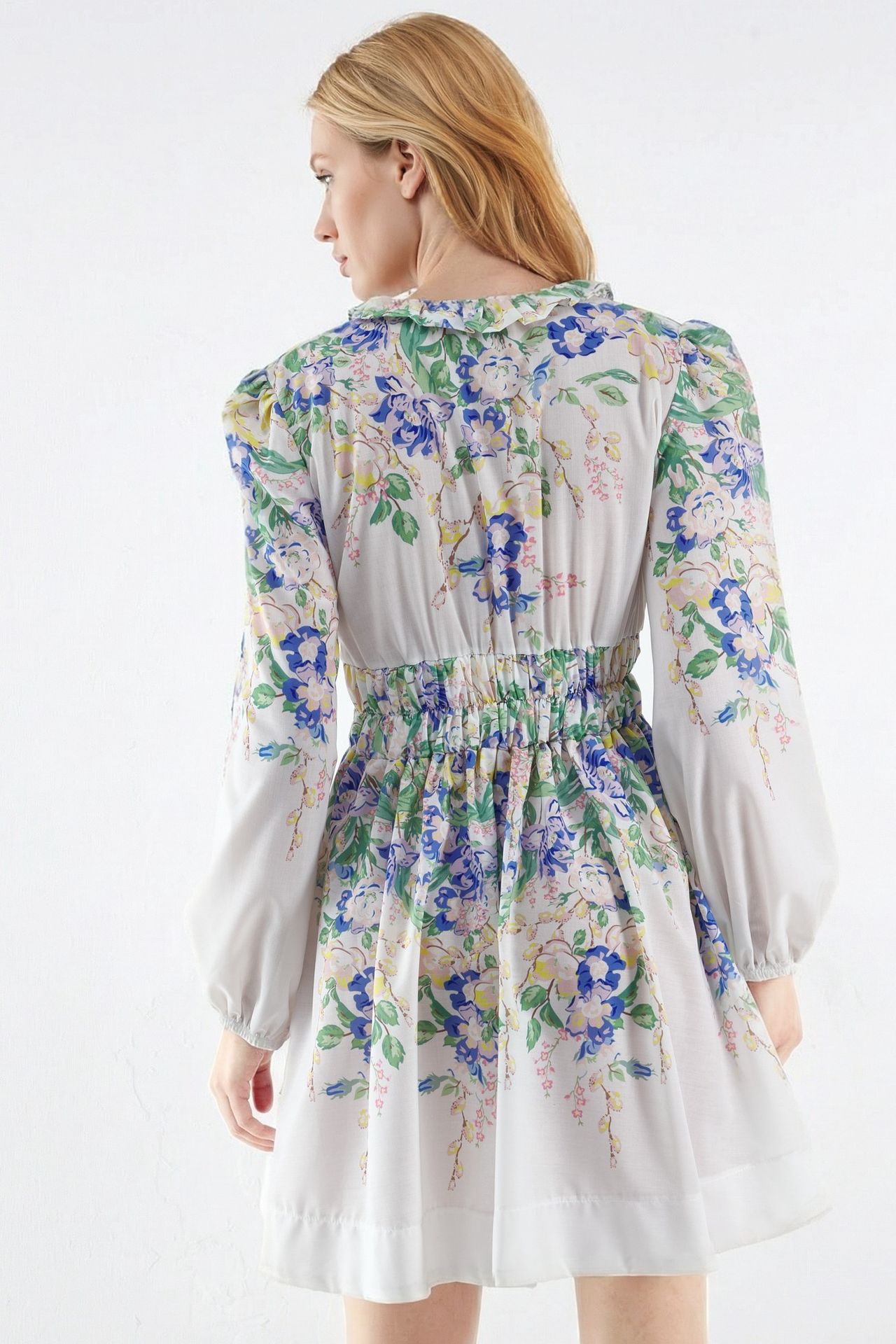 MSN Floral A-line Mini Dress 3