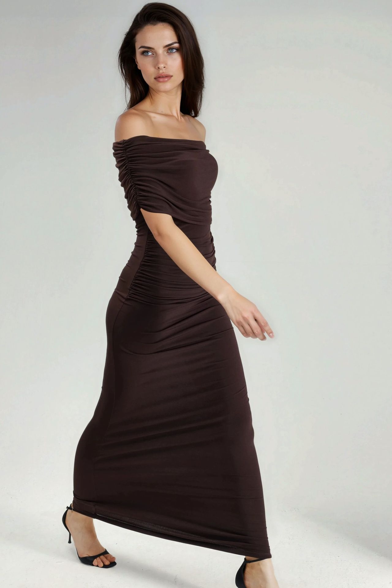 Strapless Maxi Bodycon Dress 6