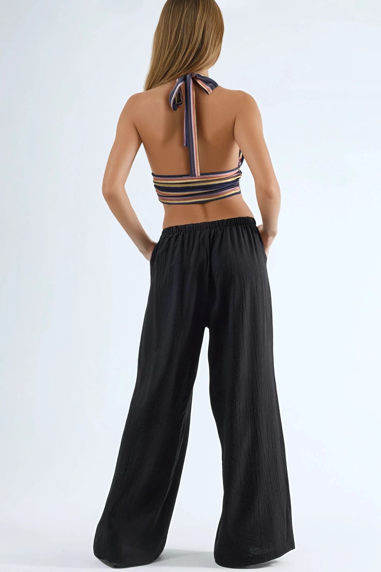 BUSEM Wide Leg Drawstring Pants 3