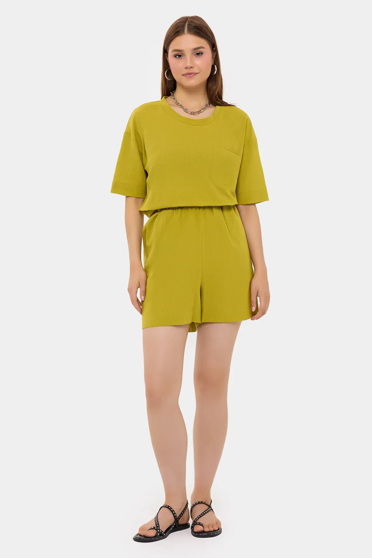 High-Waist Baggy Coords Set 3