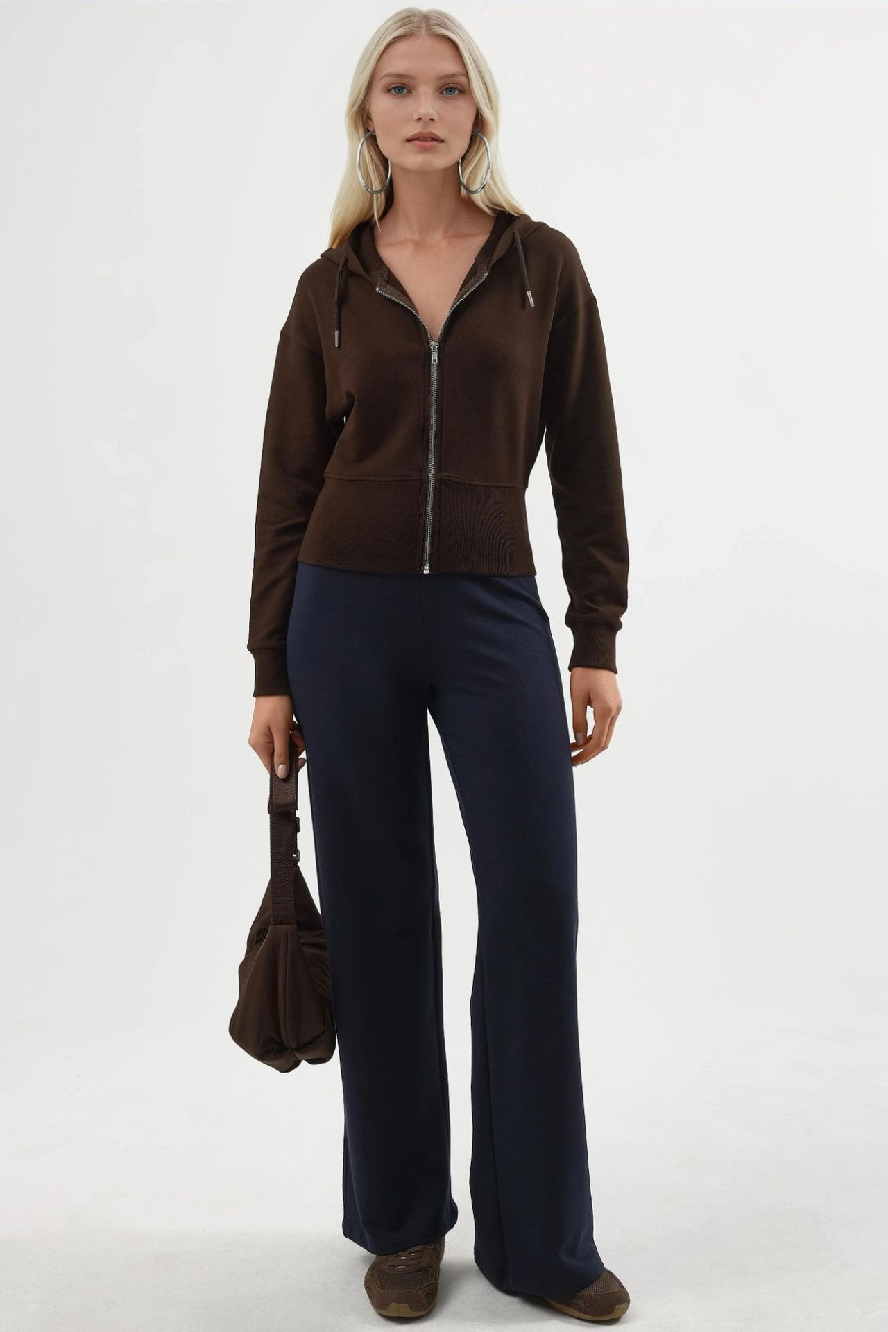 BUSEM Hooded Long Sleeve Zipper Jacket 4