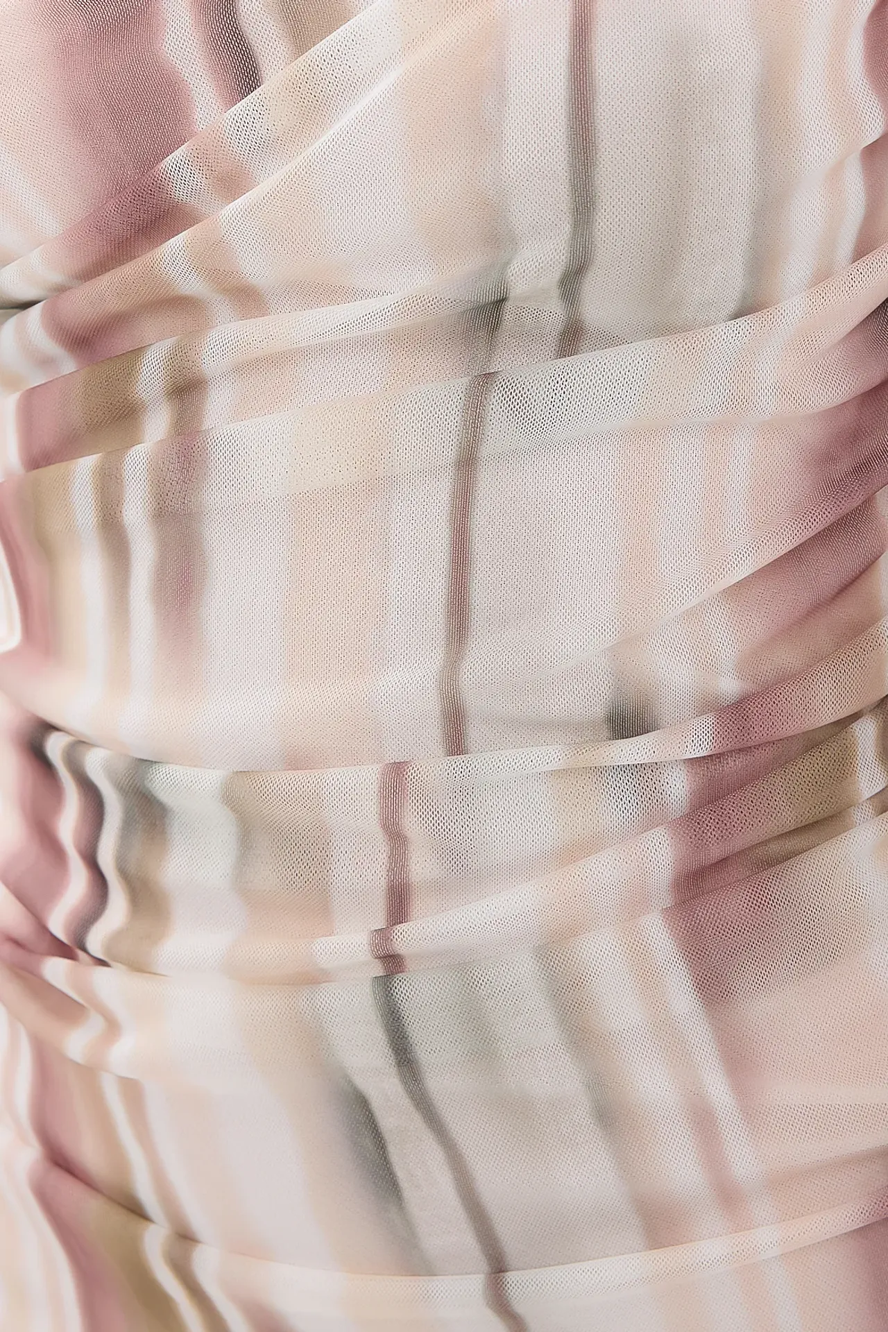 Abstract Strapless Mini Dress