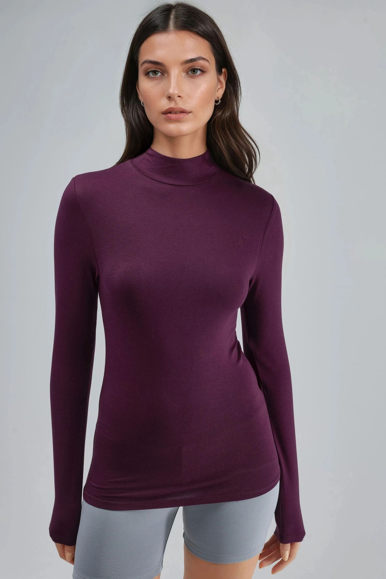 BUSEM Slim Fit Half Turtleneck Blouse 6