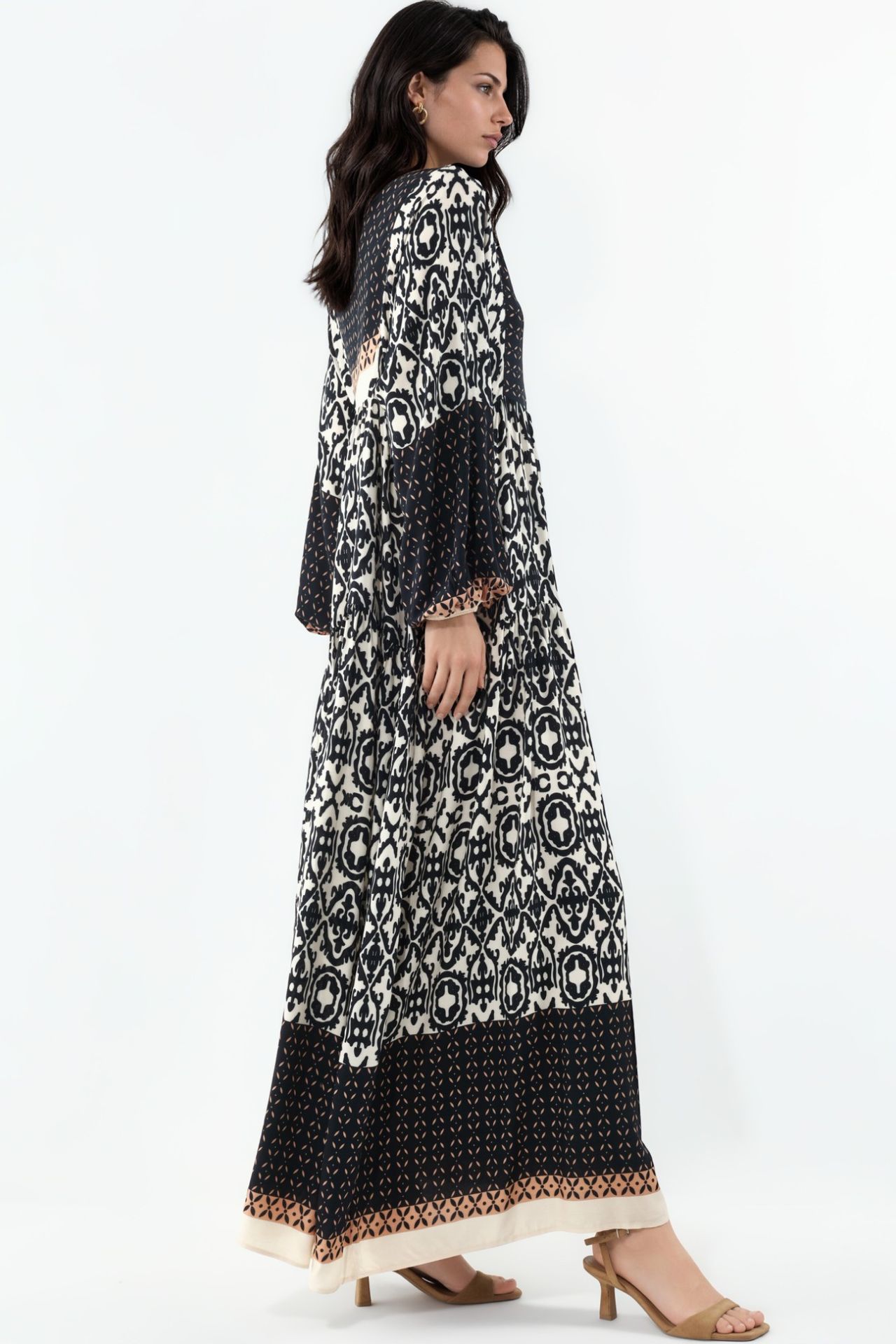 BDART Printed V-Neck Maxi Dress 2