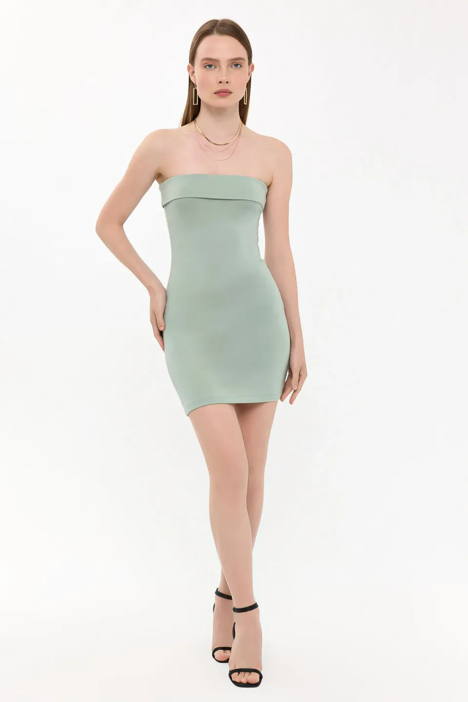 Strapless Bodycon Mini Dress