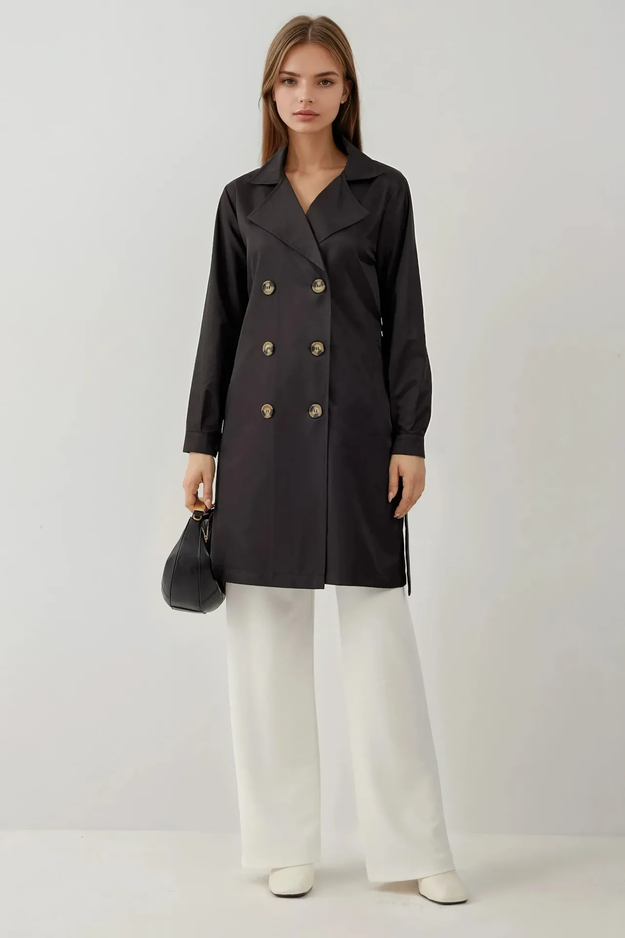 BDART Double Breasted Elastic Trench Coat 6