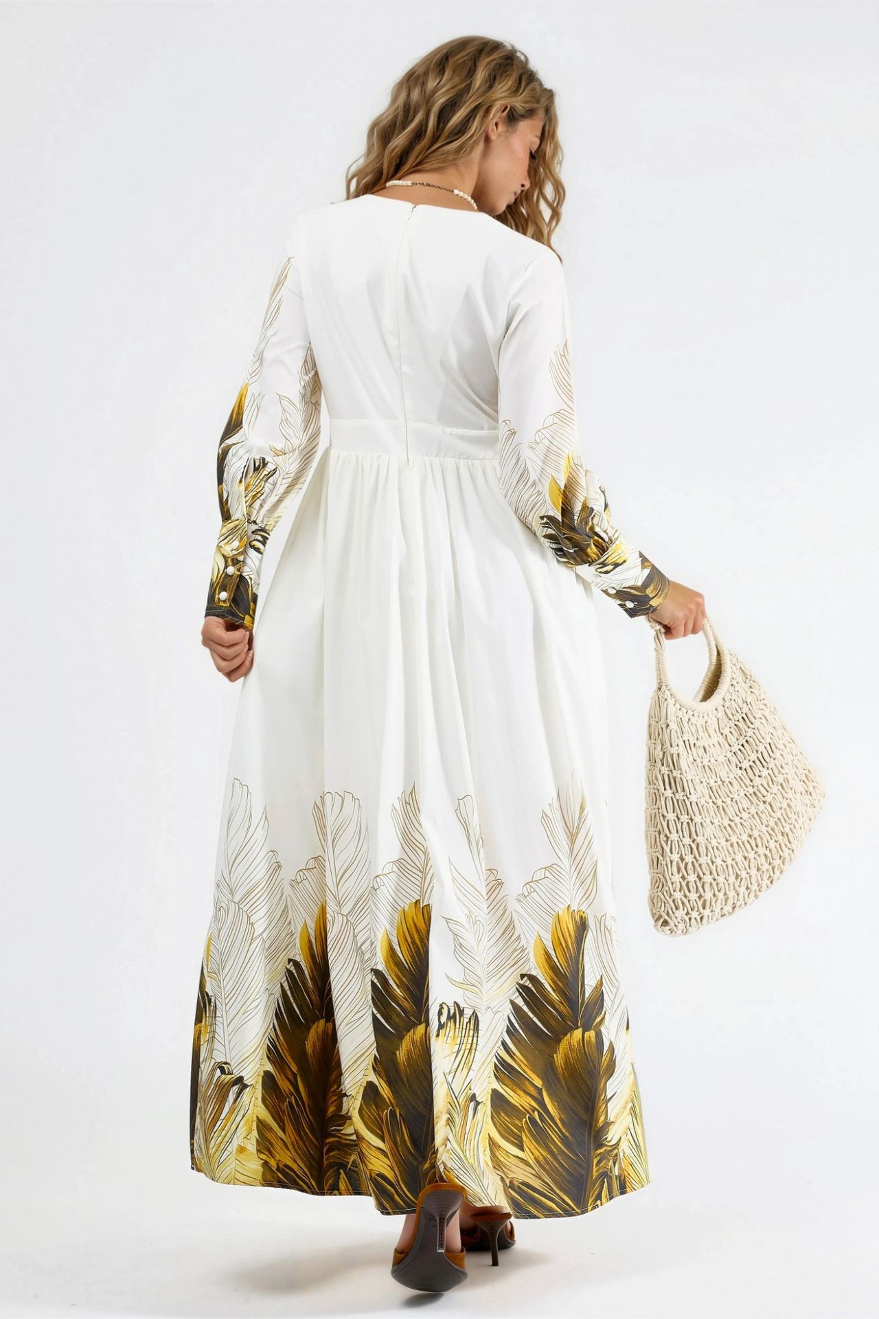 MSN Tropical Floral Print Maxi Dress 3