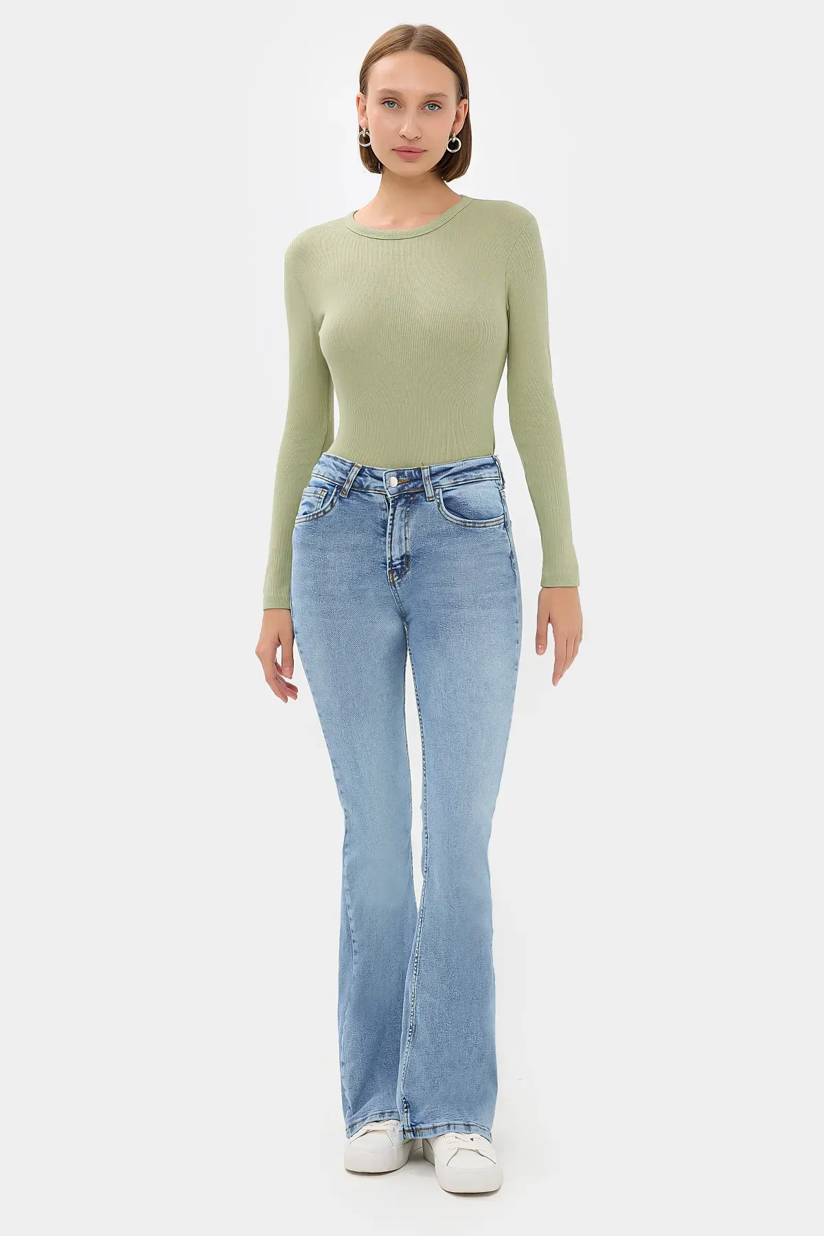 Crew Neck Basic Top 2