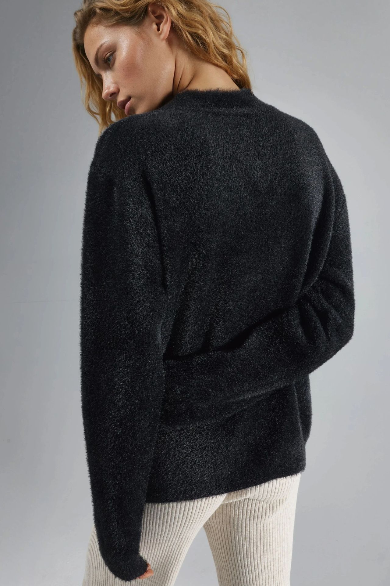 MY FASHION Oversize Teddy Bear Plush Sweater 3