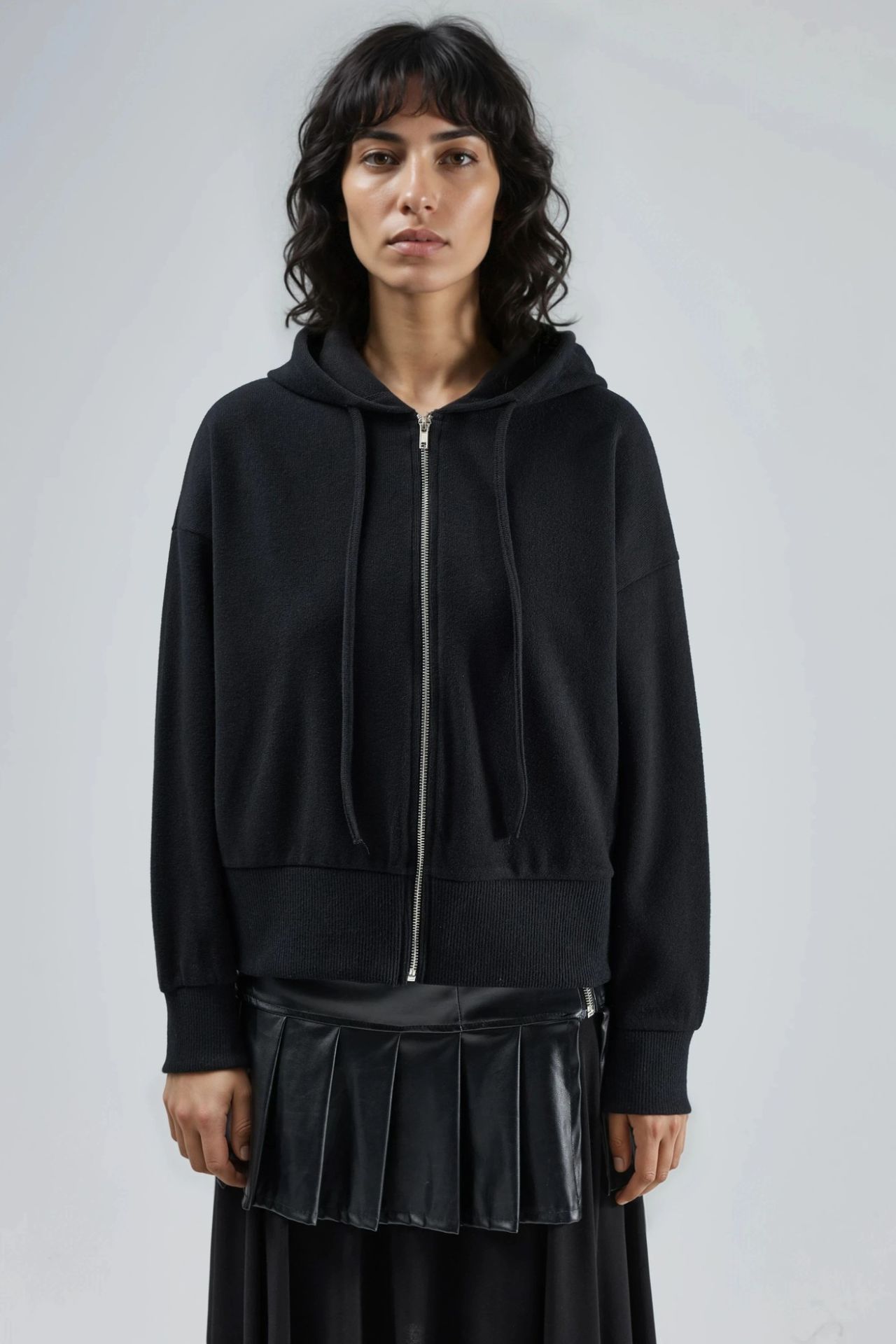 BUSEM Hooded Zipper Jacket with Pockets 6