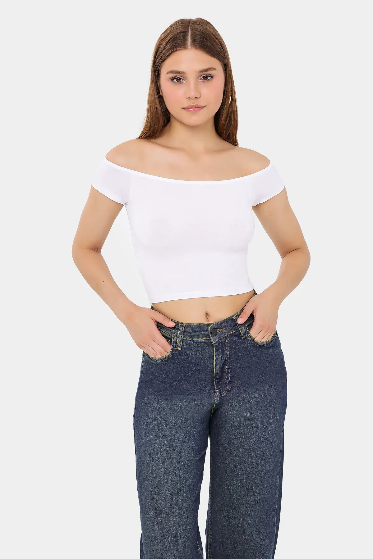Off-Shoulder Crop Top 4
