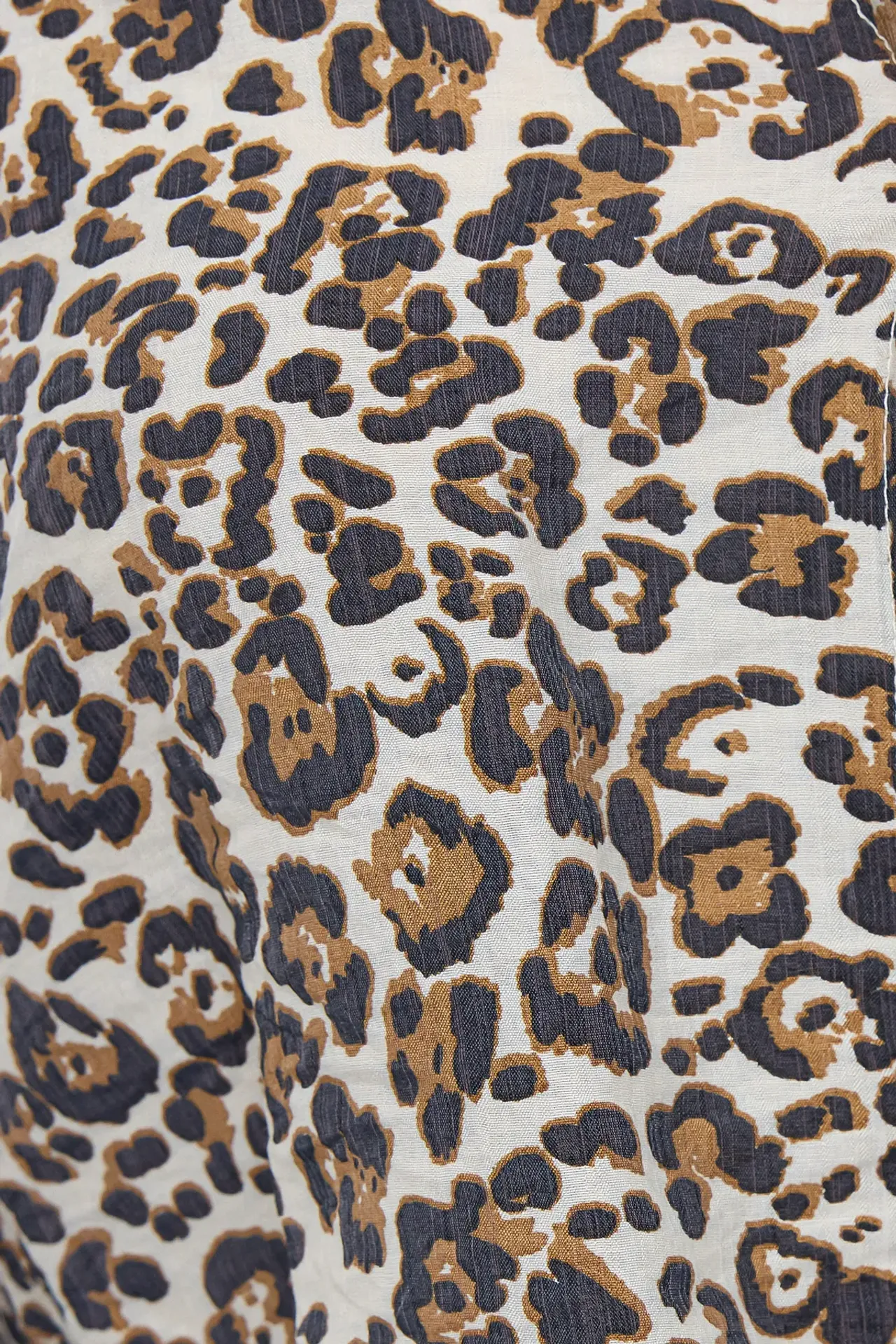 Animal Print V-Neck High Waist Co-ord Set