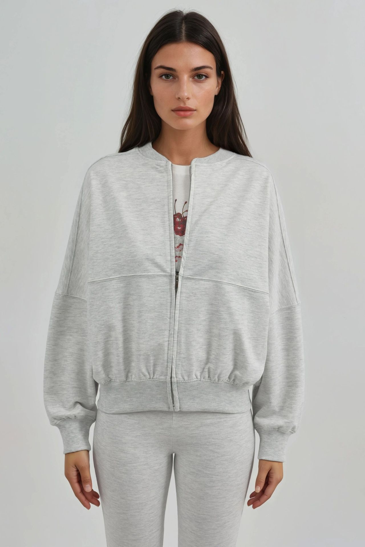 BUSEM Relaxed Fit Full-Zip Sweatshirt 8