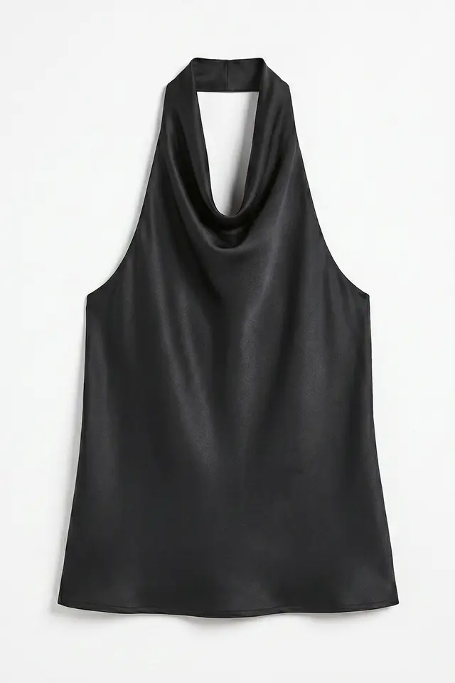 Satin Halter Top