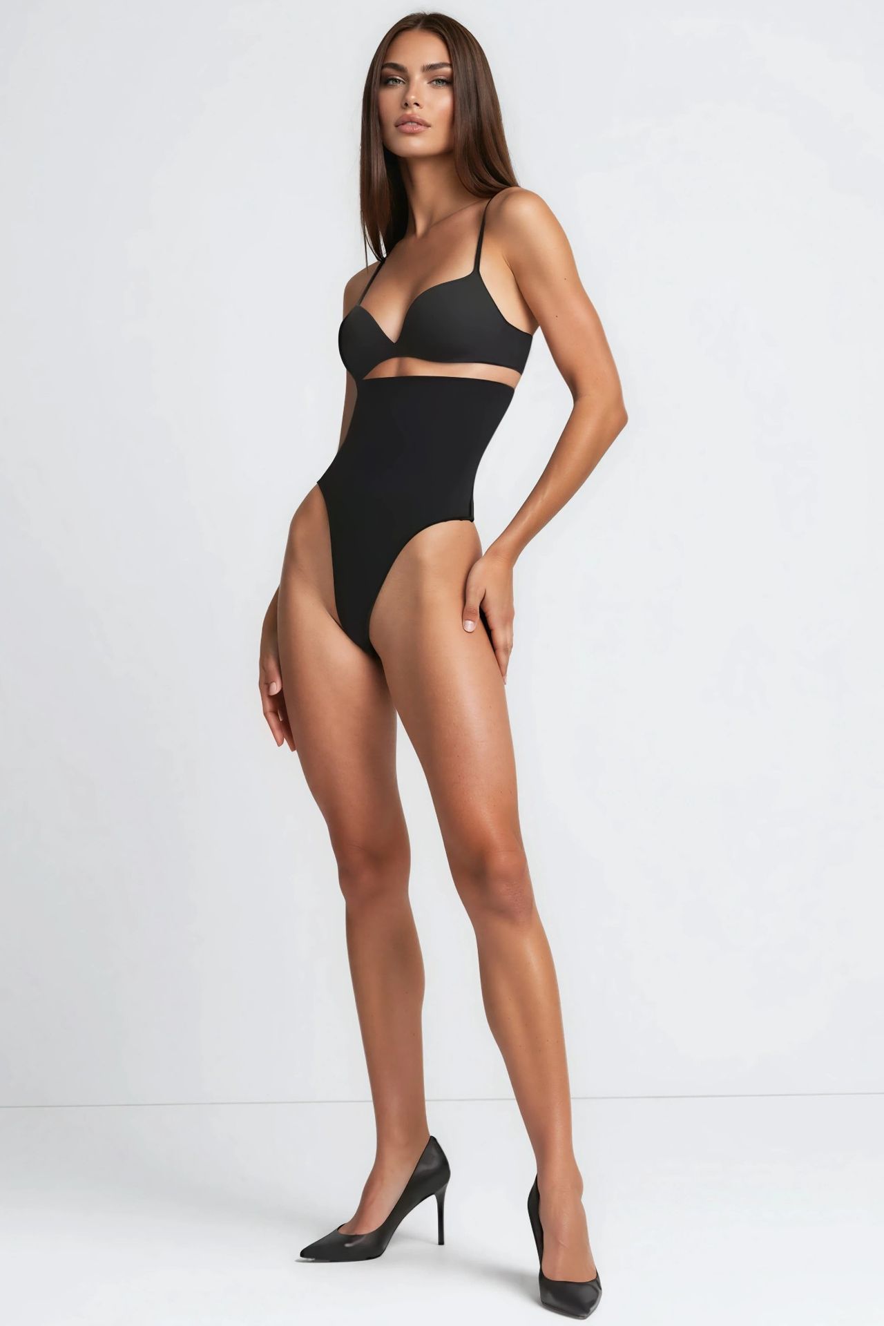 Premium Seamless High Waist Shaping Thong Shapewear