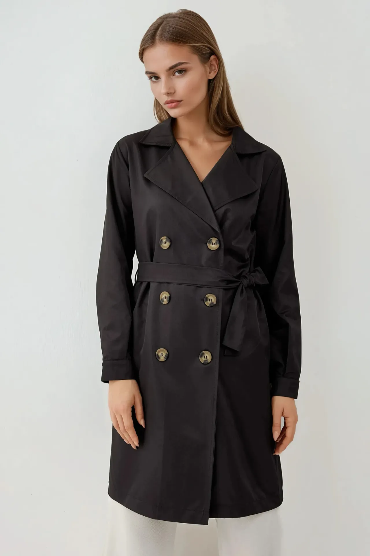 BDART Double Breasted Elastic Trench Coat 5