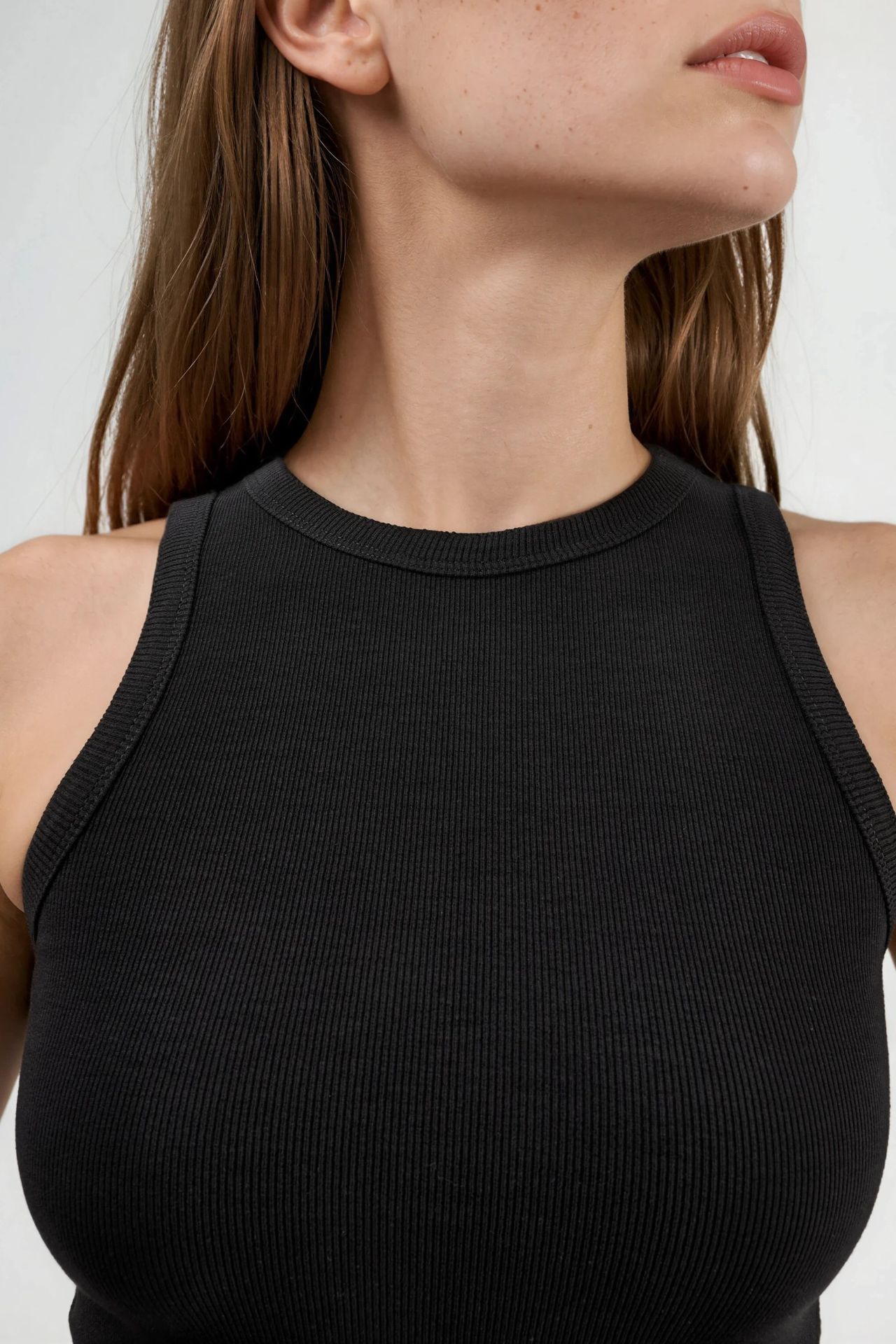 BUSEM Ribbed Cotton-Blend Tank Top 5