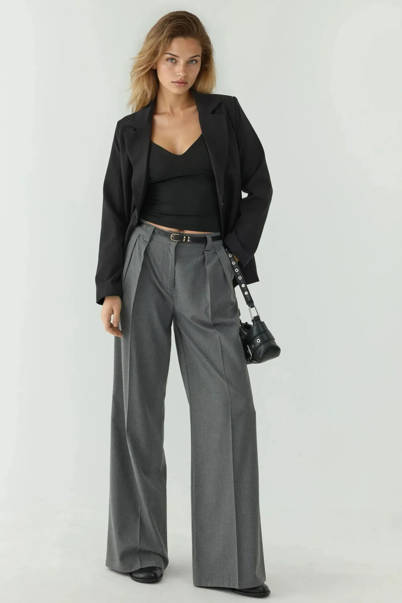 Deep V Long Sleeve Top 4