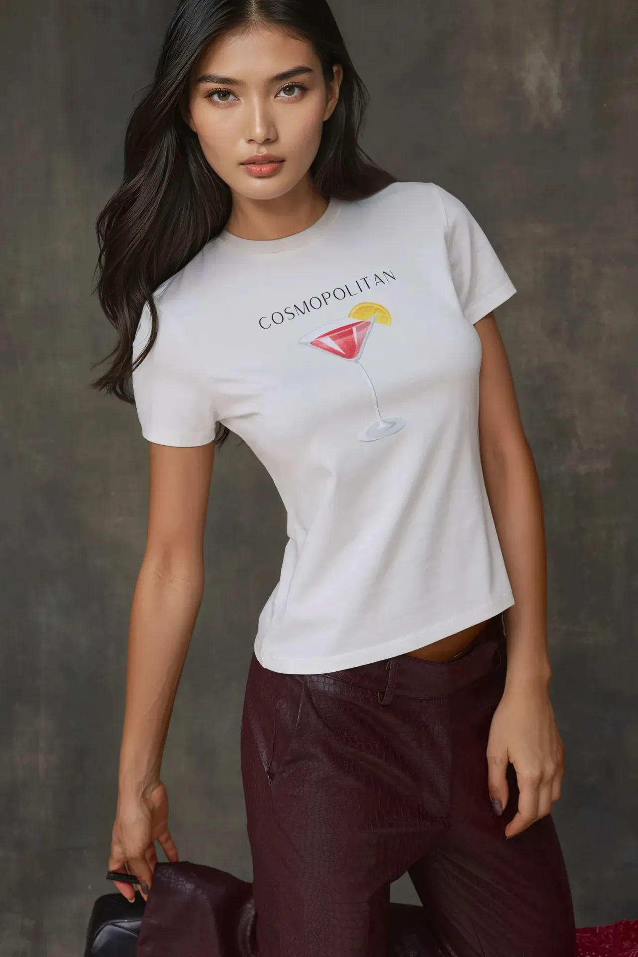 Crew Neck Printed Baby Tee 7