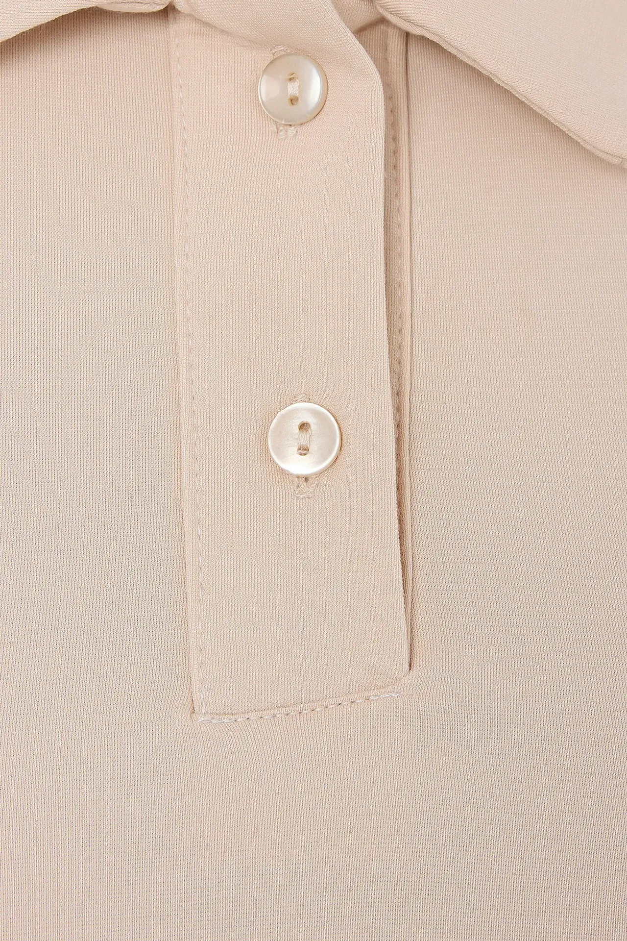 Button-Detail Mini Dress