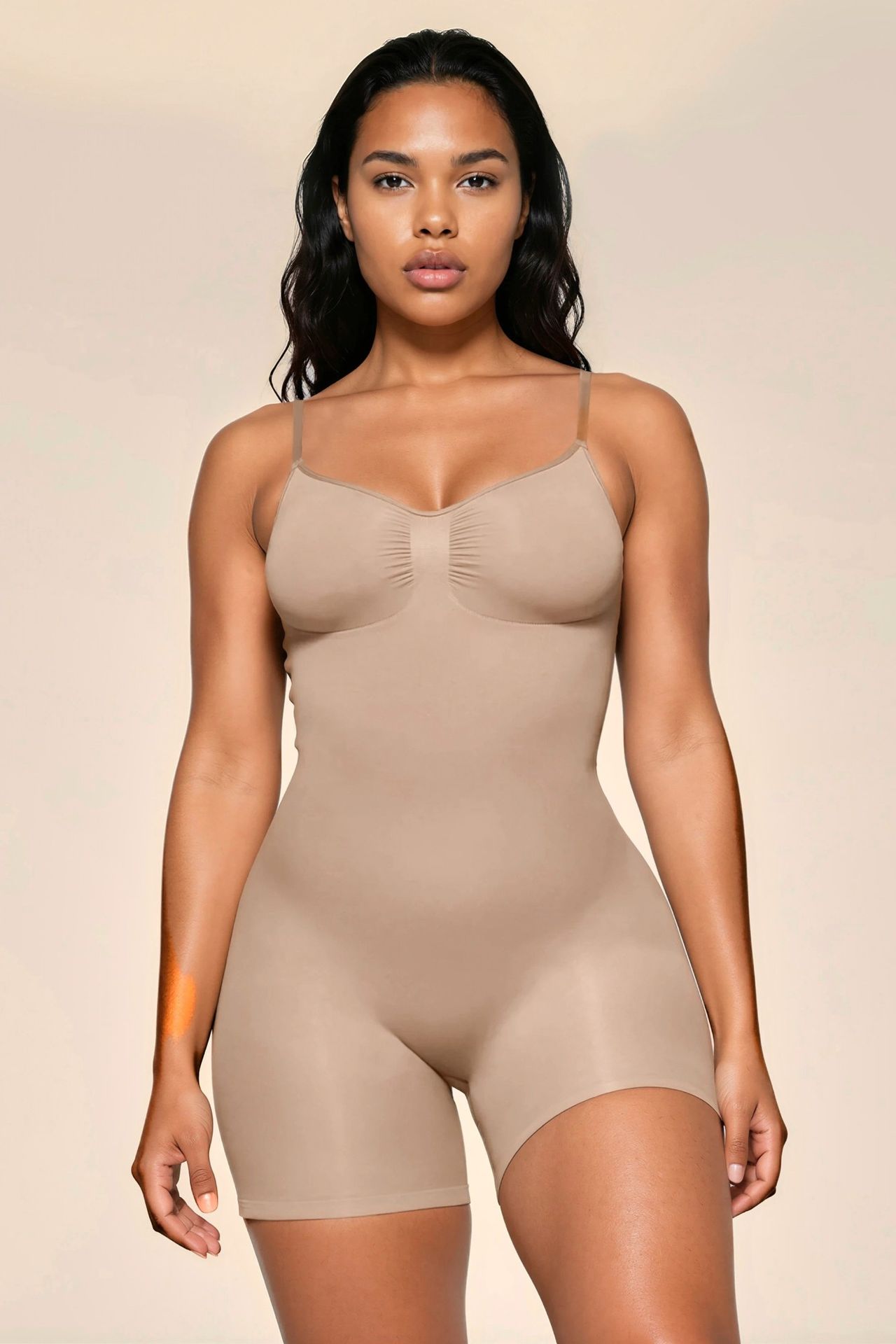 Premium Seamless Extra Firm Mid-Thigh Bodysuit Shapewear