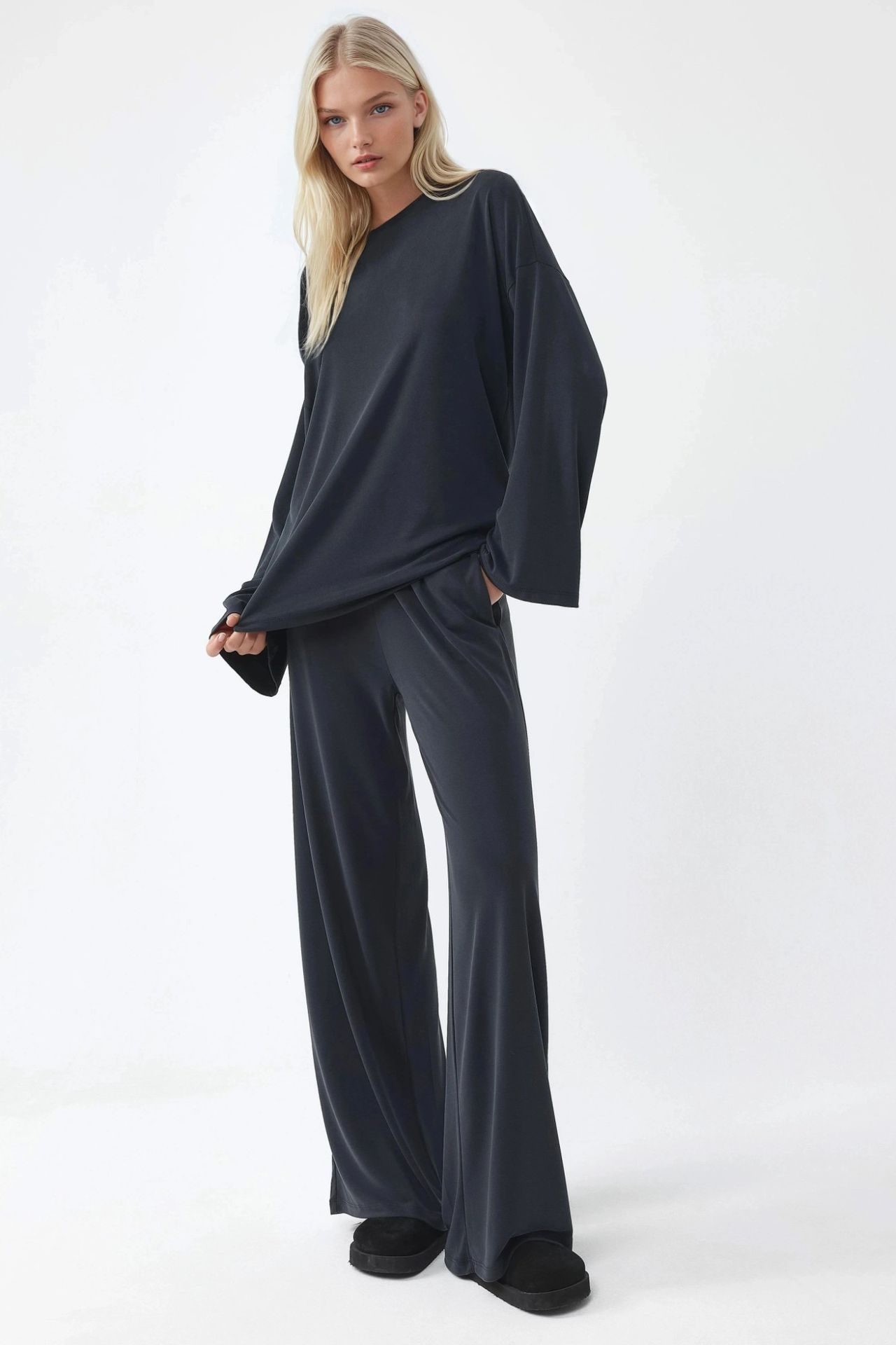 BUSEM Pull On Straight Leg Pants 3